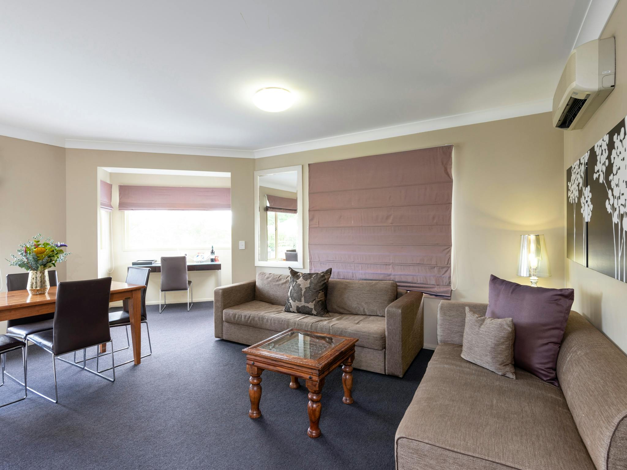 Two Bedroom Apartment - Living Area Two Bedroom Apartment - Living Area