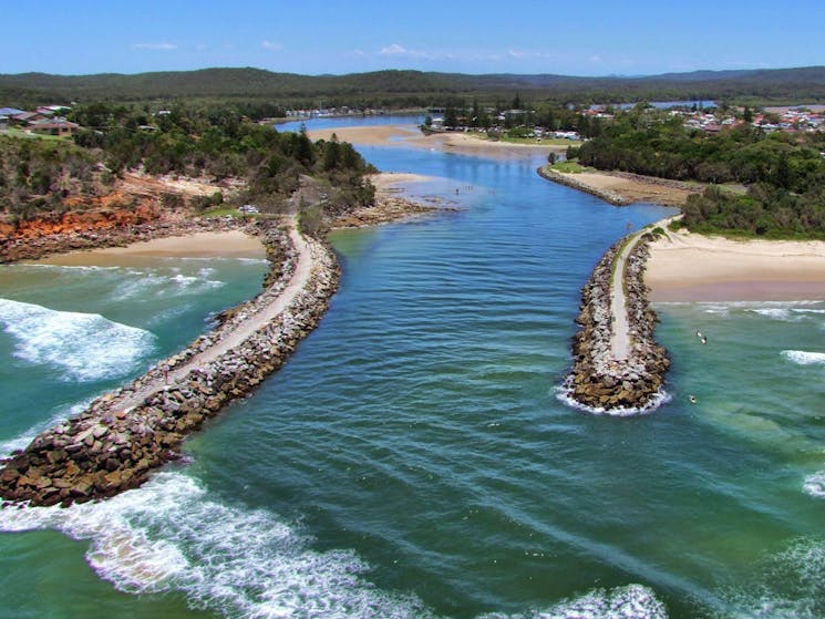 Evans River Mouth & Break walls