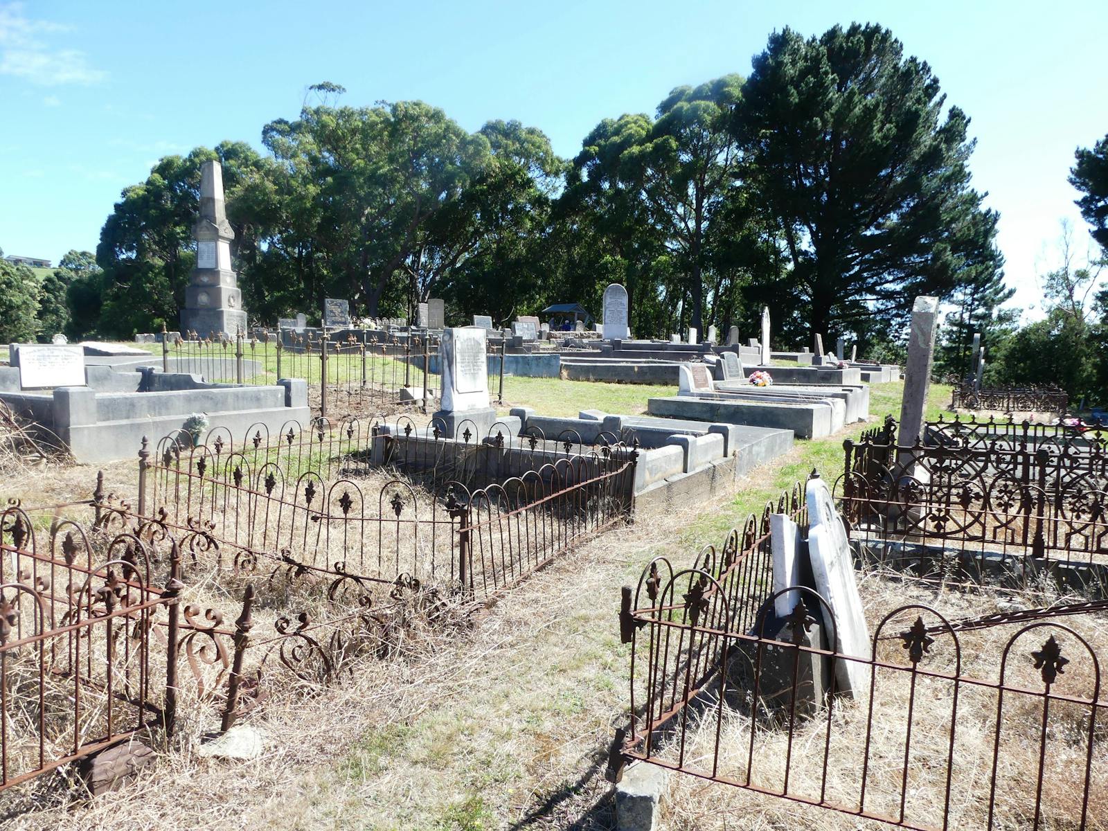 Gravestones over a century old