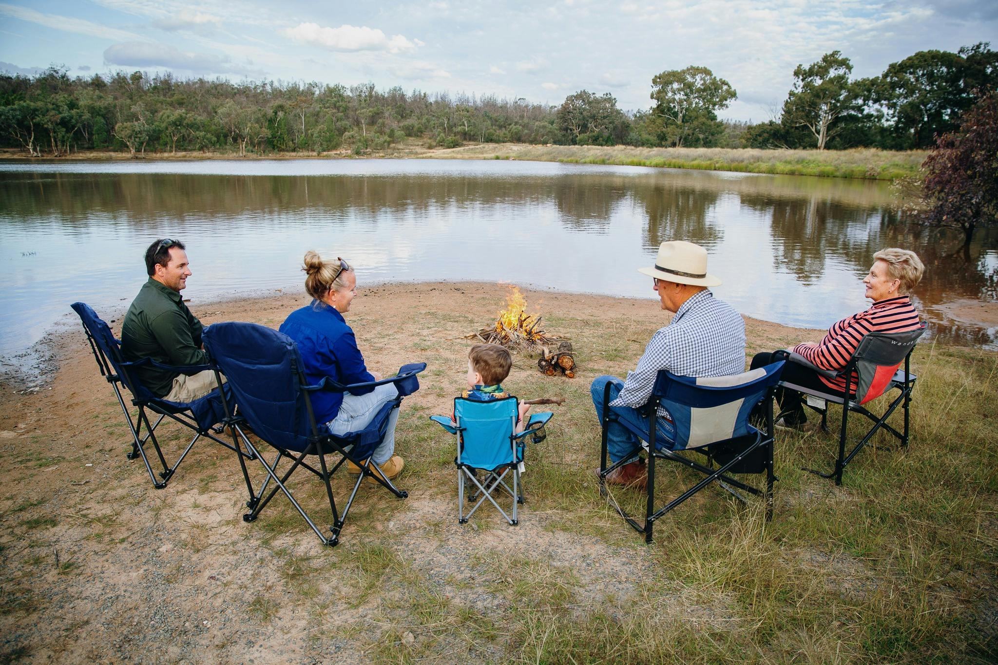 Campfire by Company Dam