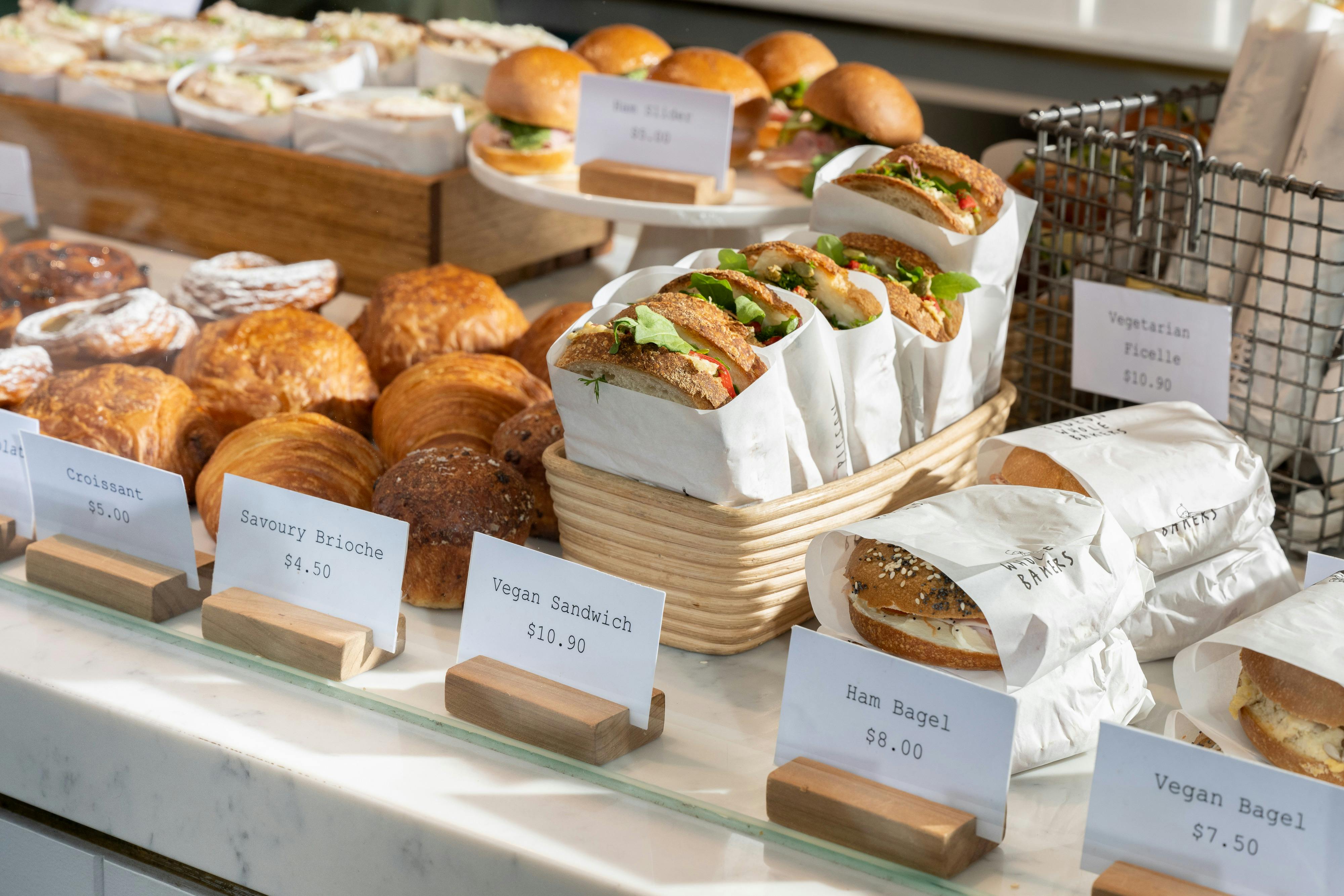 The best sandwiches in town with seasonal fillings, changing daily