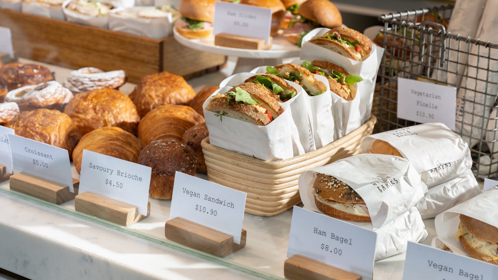 The best sandwiches in town with seasonal fillings, changing daily