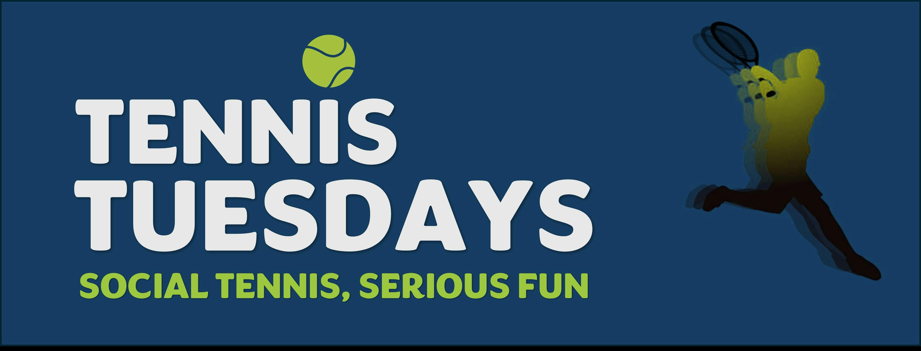 Tuesday social tennis logo