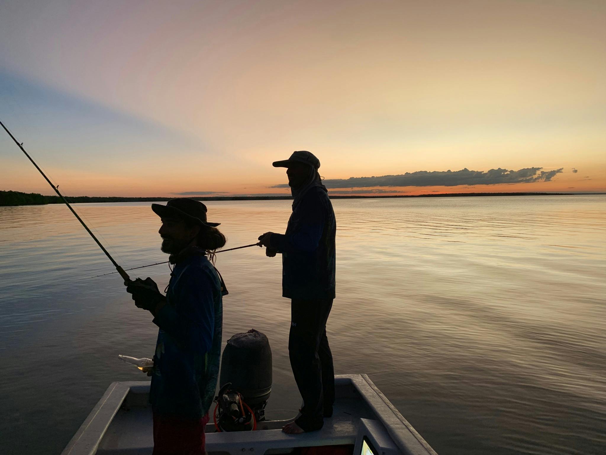 Fishing East Arnhem Land at dusk