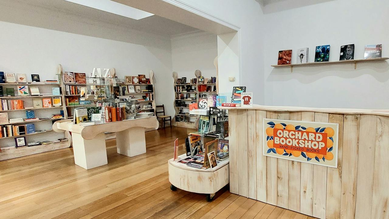 Orchard Bookshop in its new Adelaide Arcade home