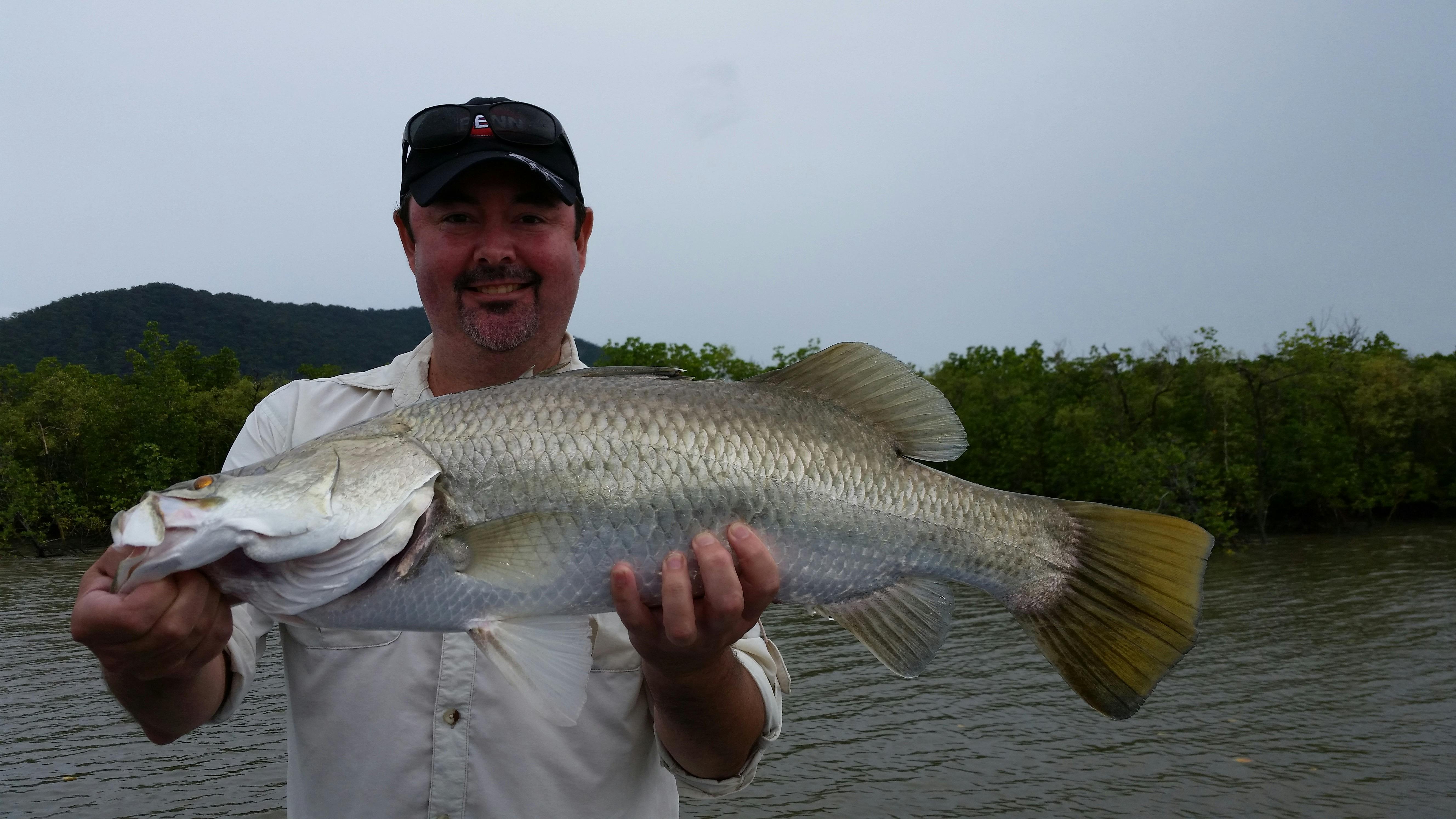River fishing for Barramundi