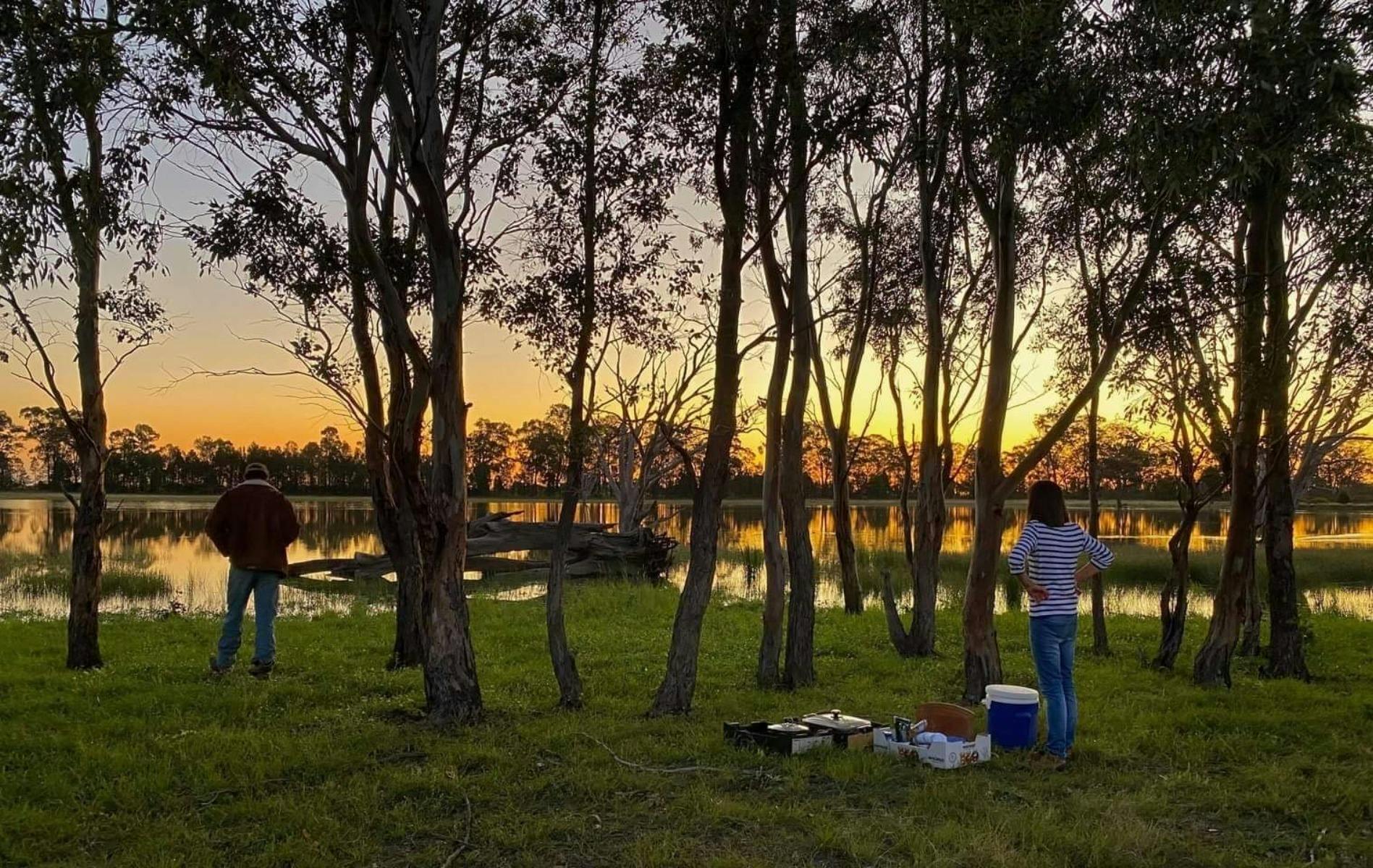 Falicity Schiller - Sunset at the river