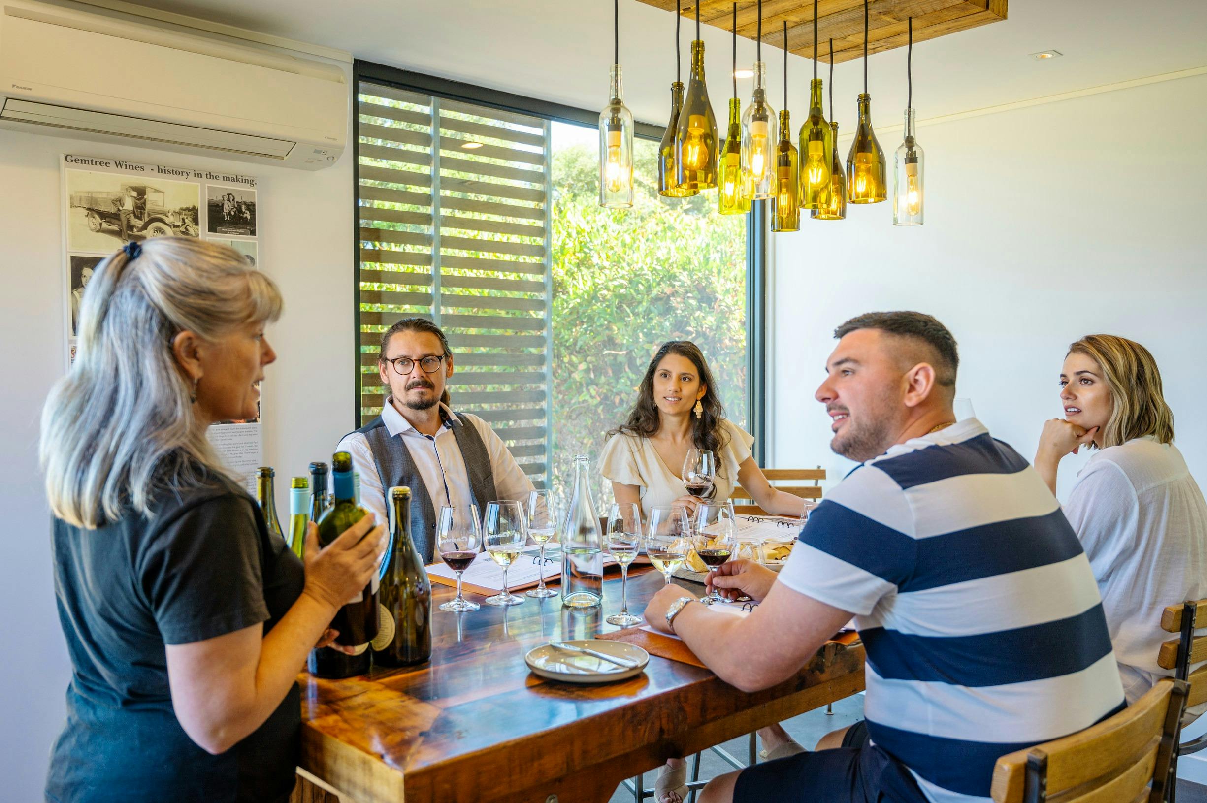 Wine tasting at Gemtree Wines