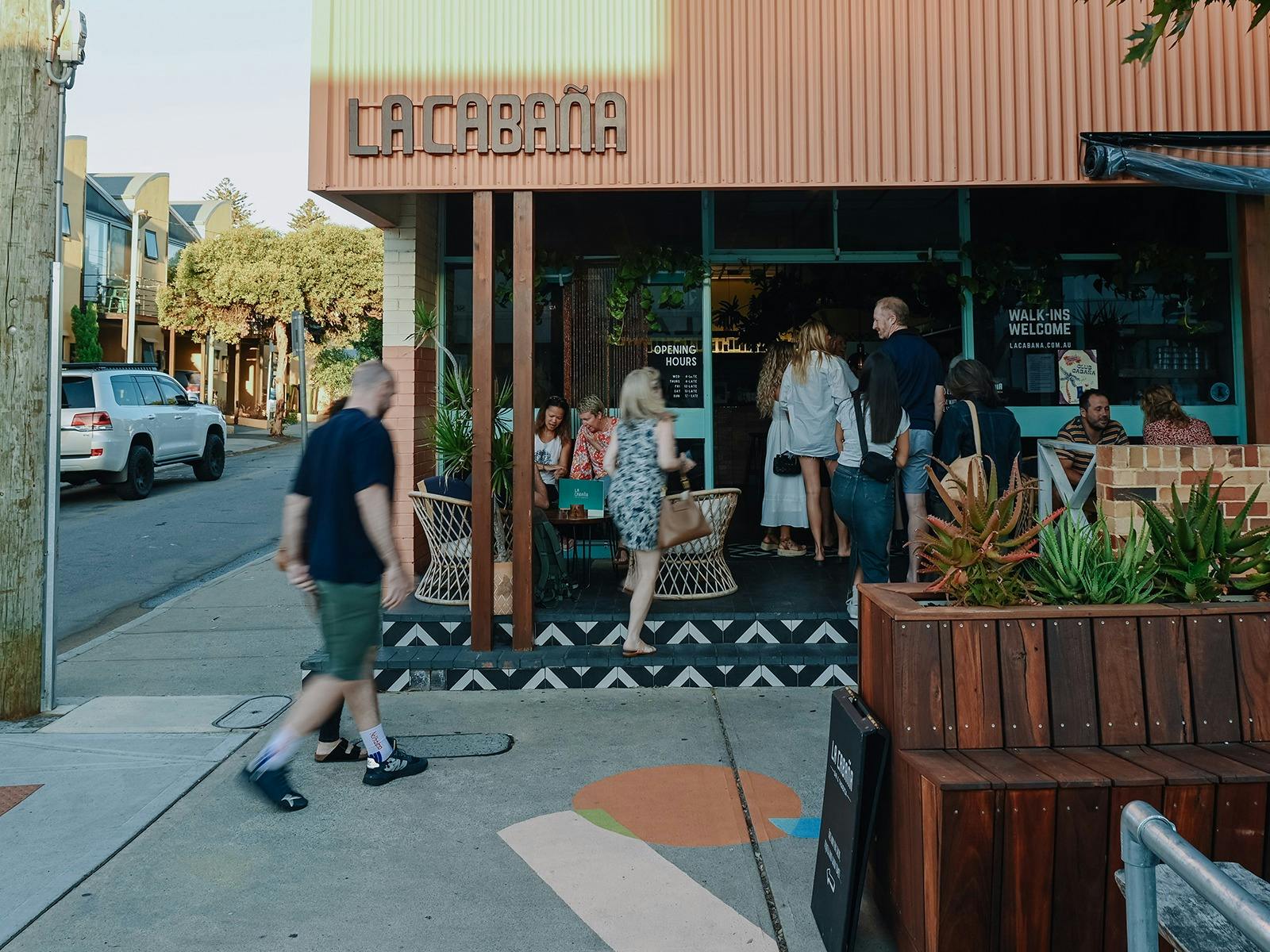 Outside La Cabana