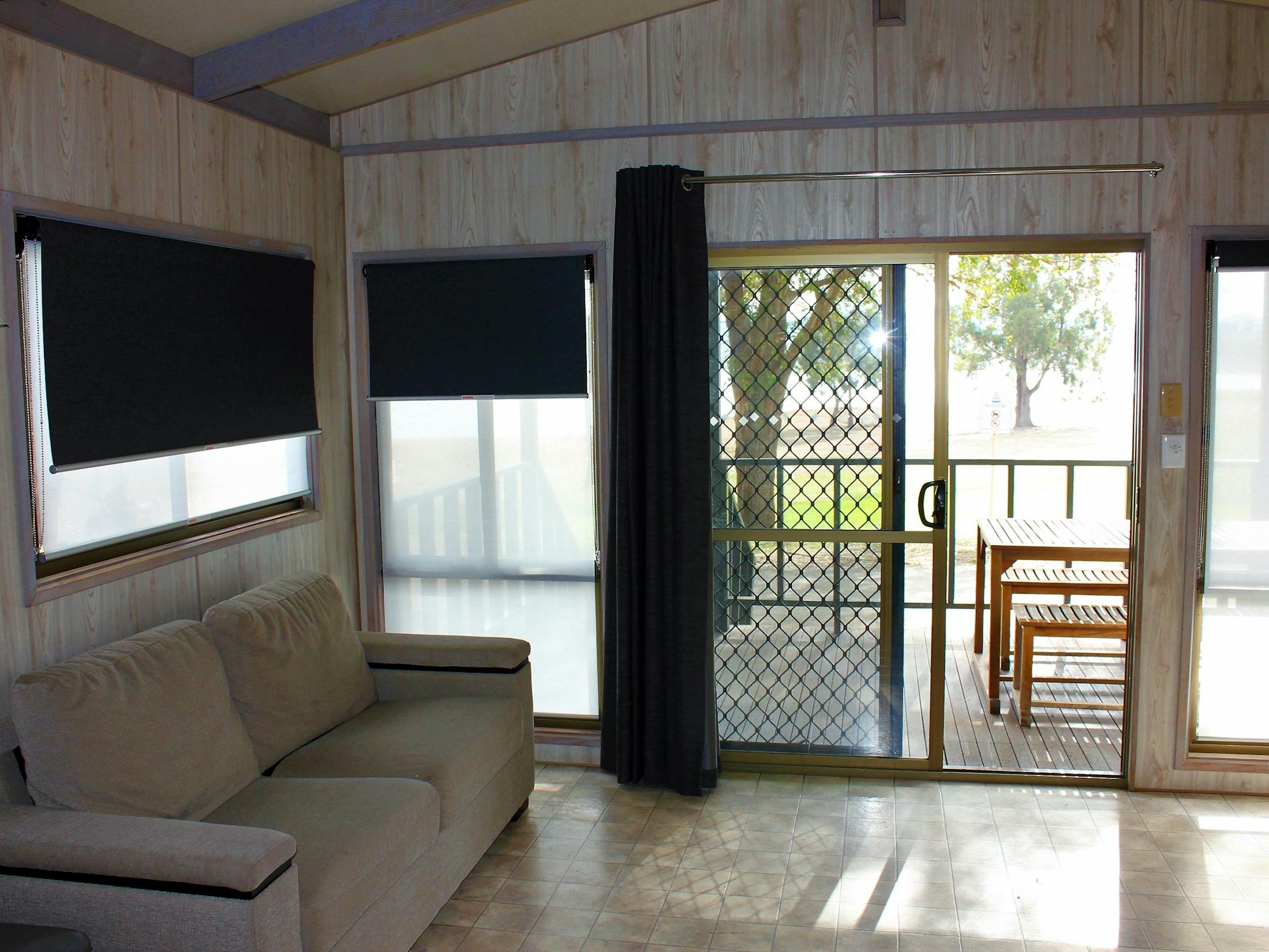 Inside Holiday Cabin