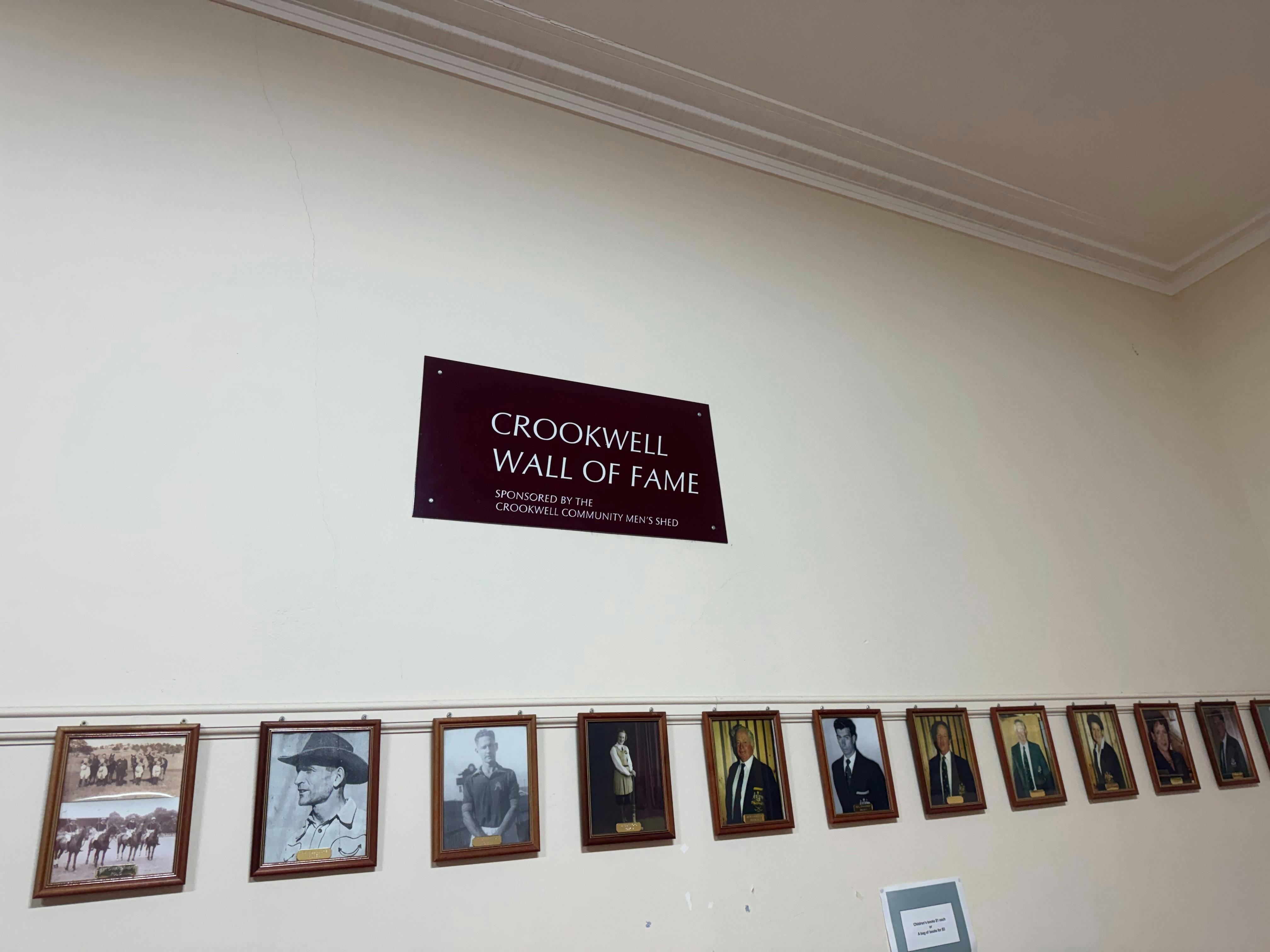 Photos of hall of famers