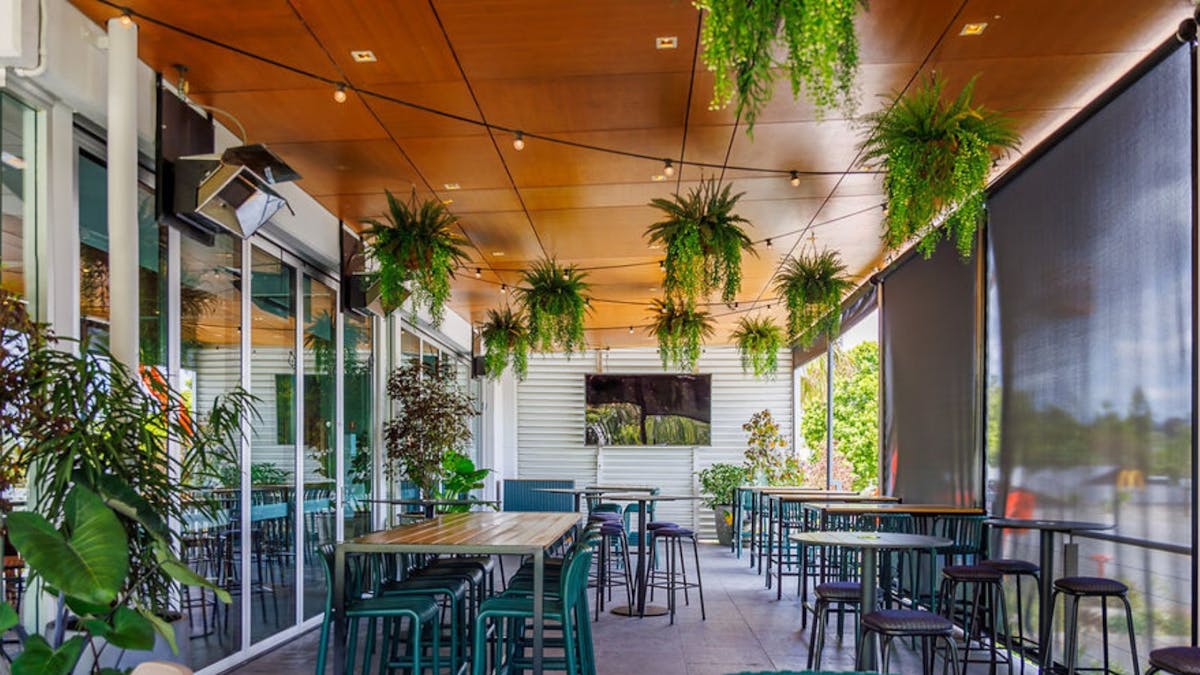 Outdoor eating area