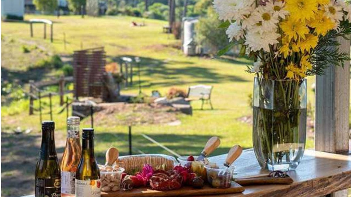 Our complimentary welcome with local cheese, fresh fruits and nuts , chocolates, a piccolo and more