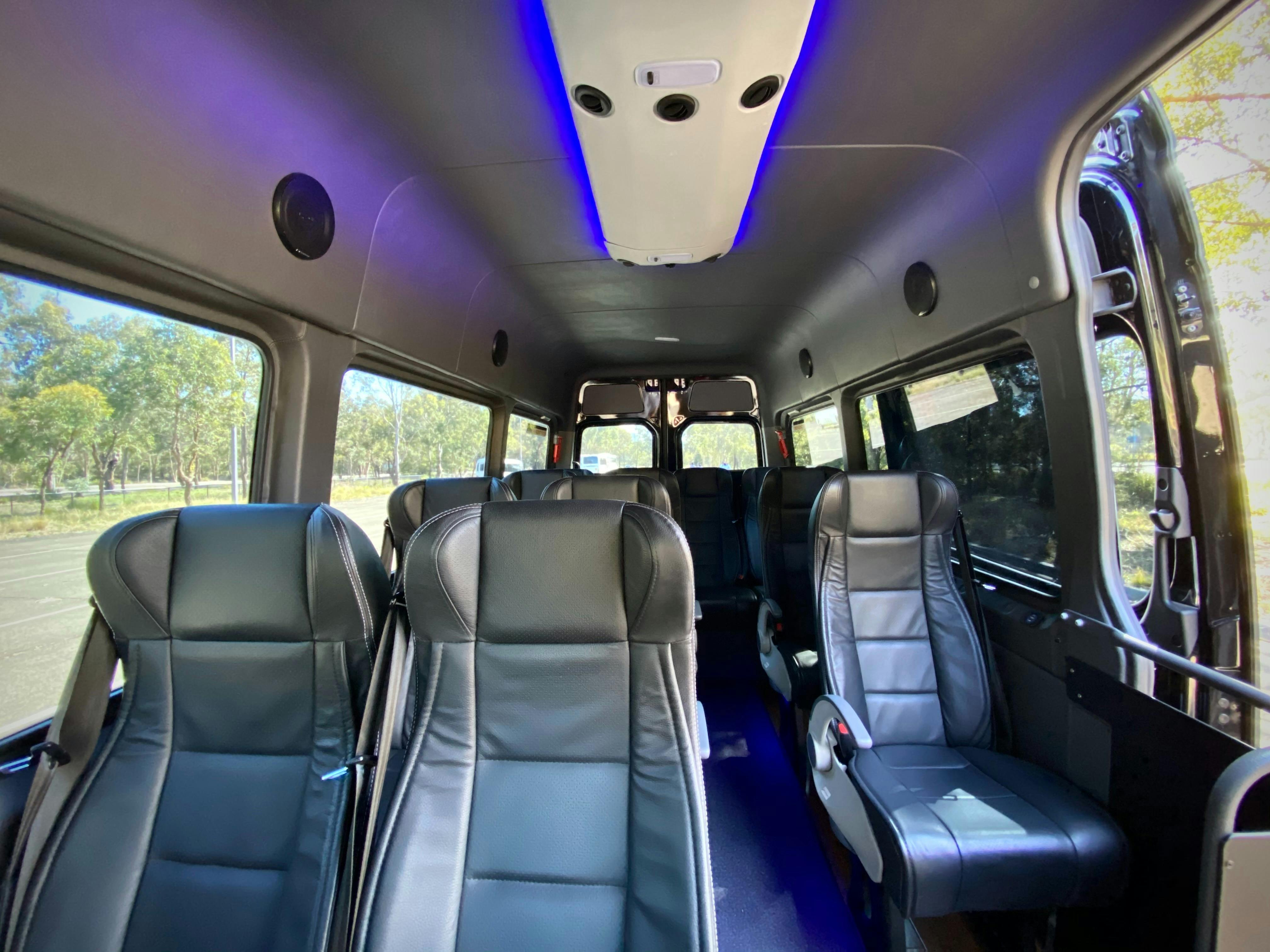 Inside 14 seater