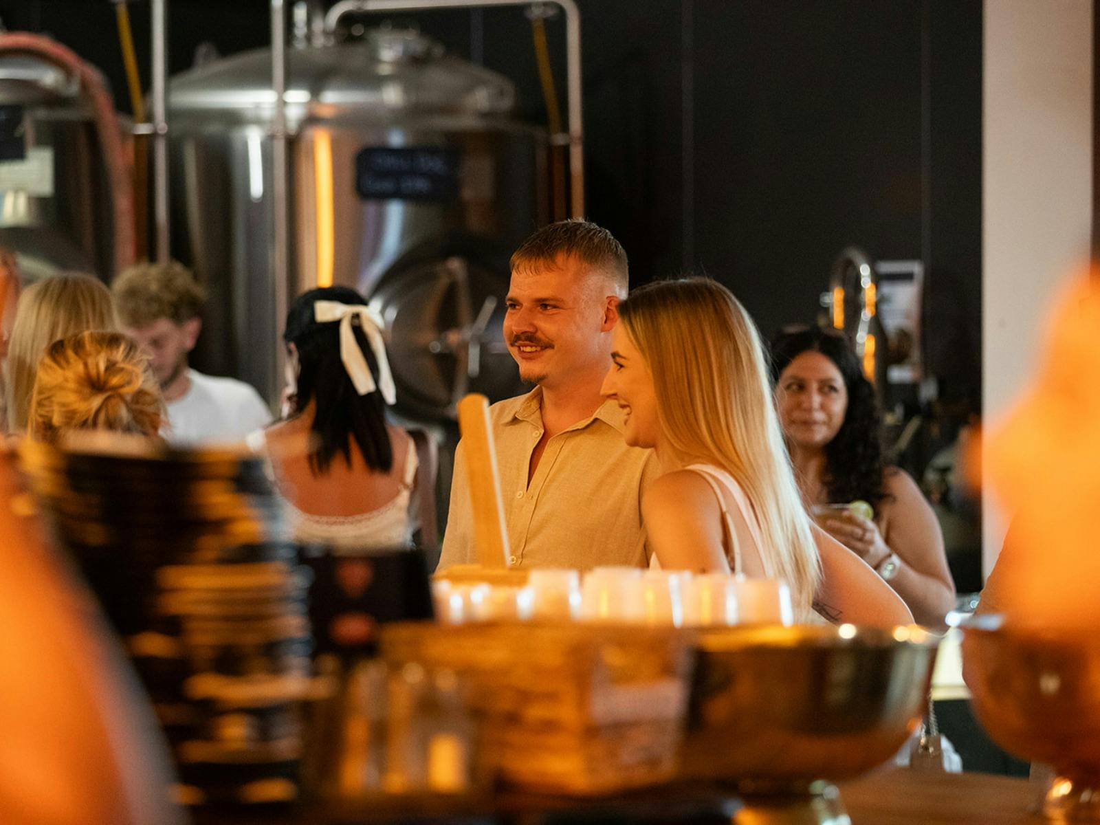 Brewing area visible from main bar