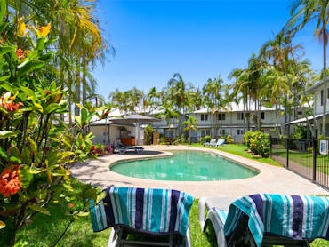 Lagoon style pool and spa Lagoon style pool and spa