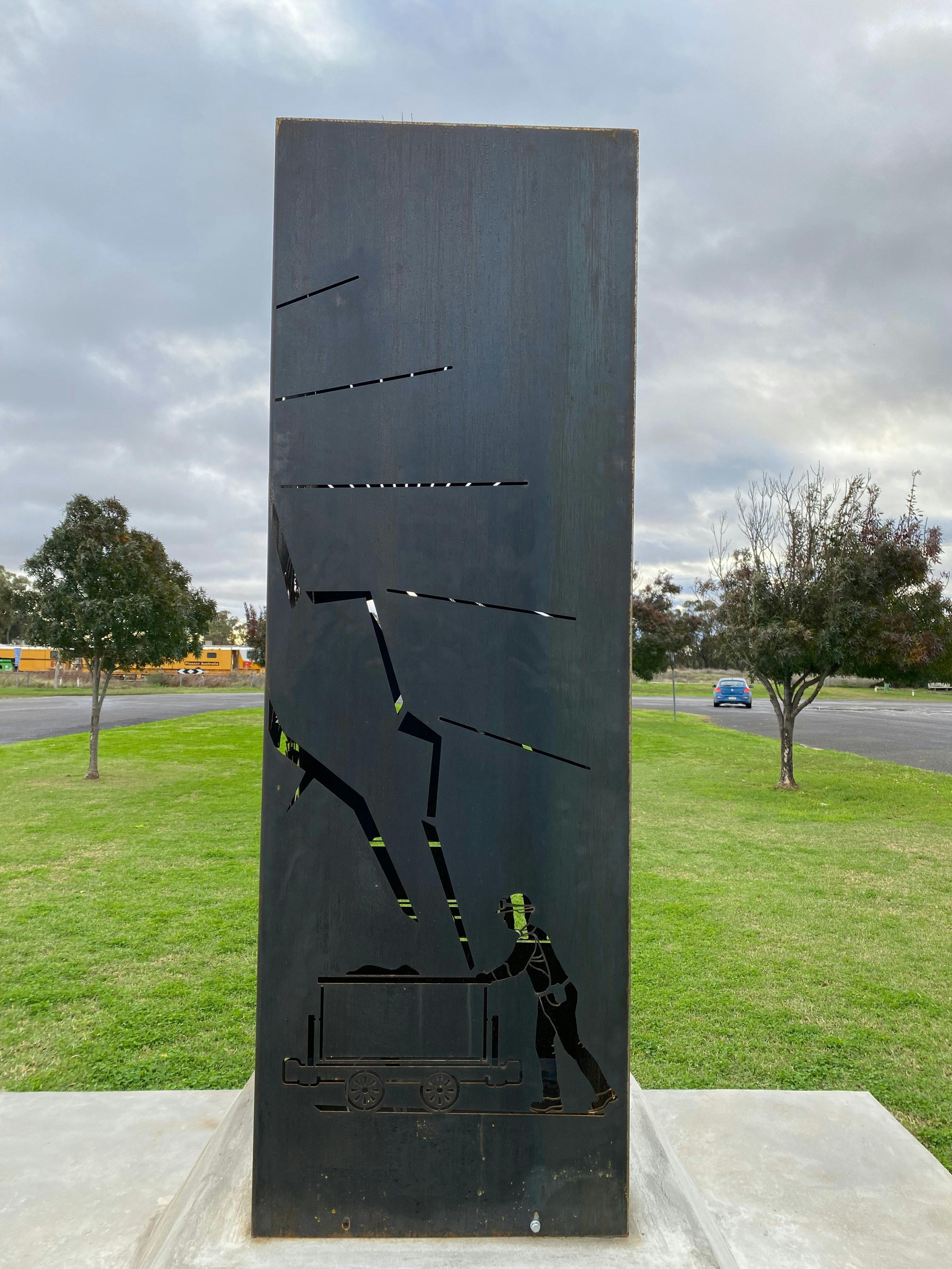 炭鉱夫押しカード