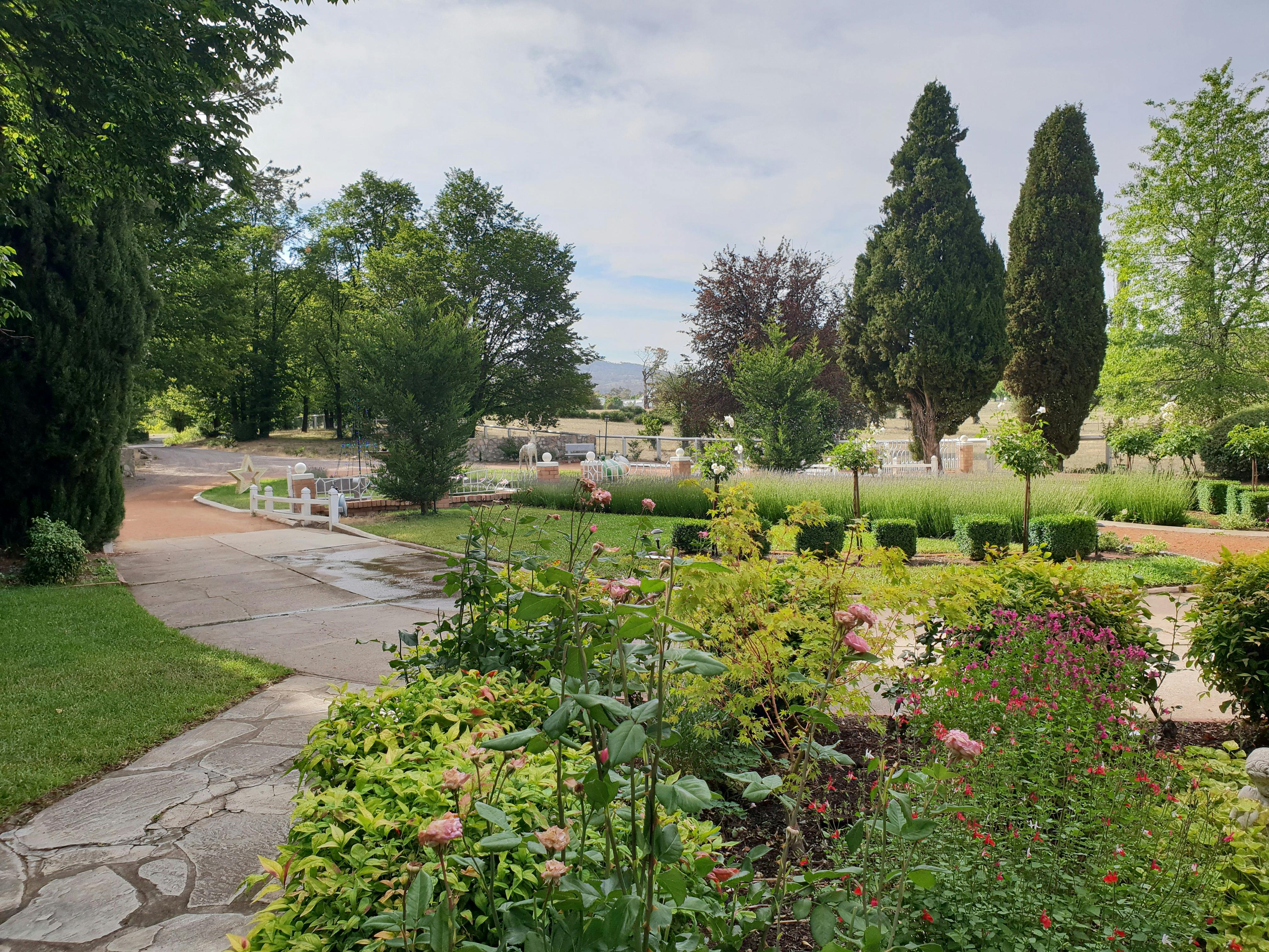 Plentiful parking, easy disabled access