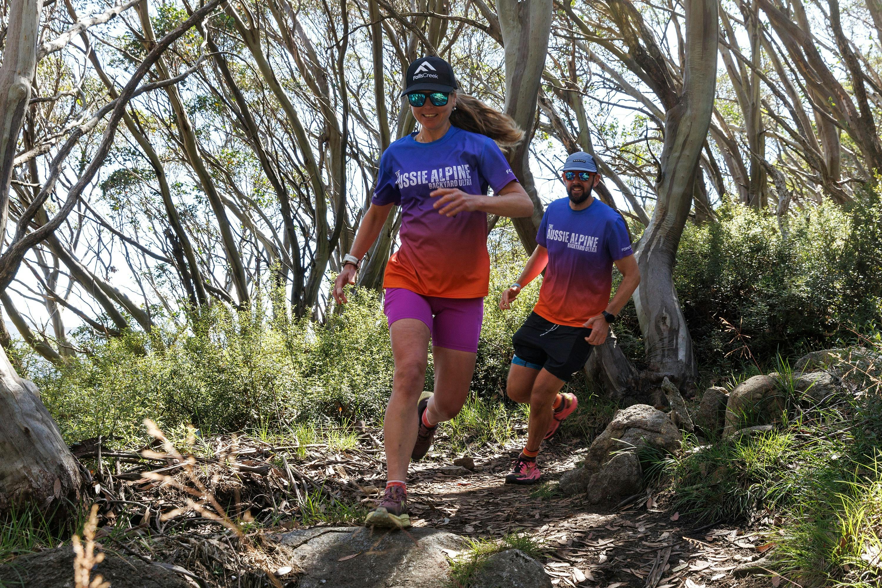 trail runs snow gums