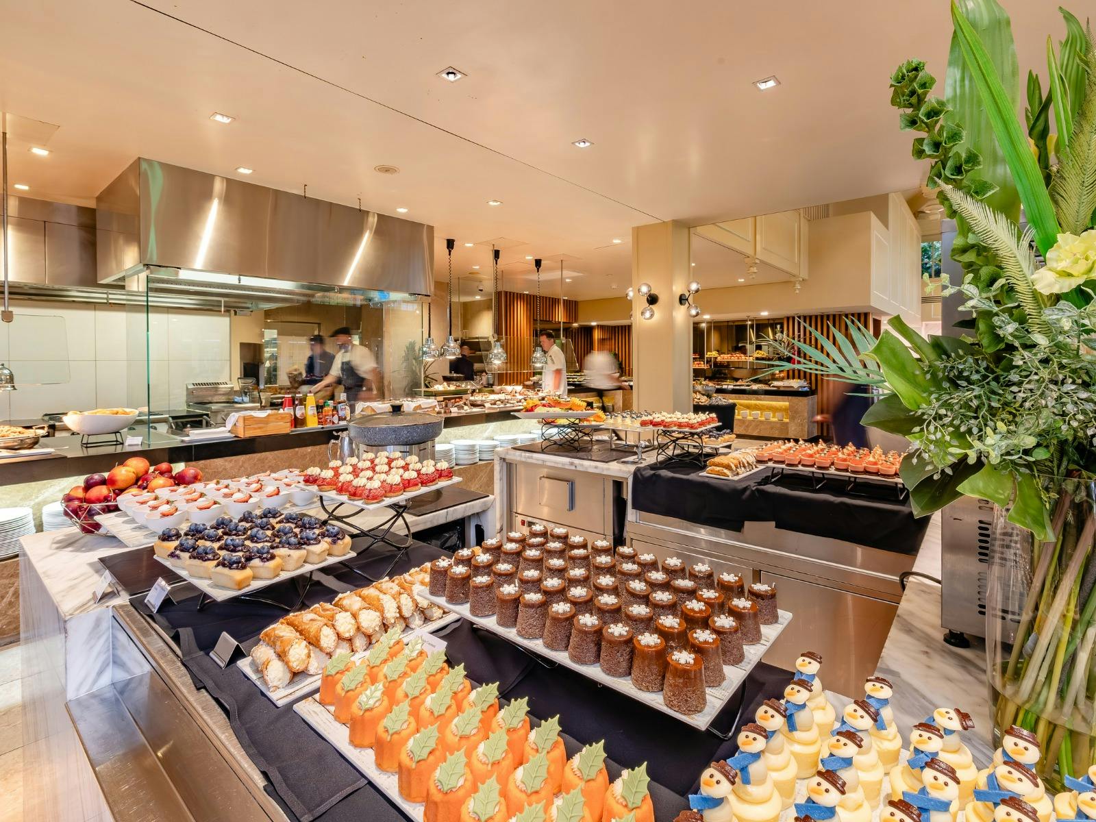Seafood buffet - dessert station