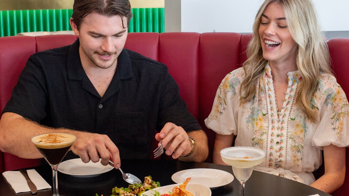 two people dining at the benson