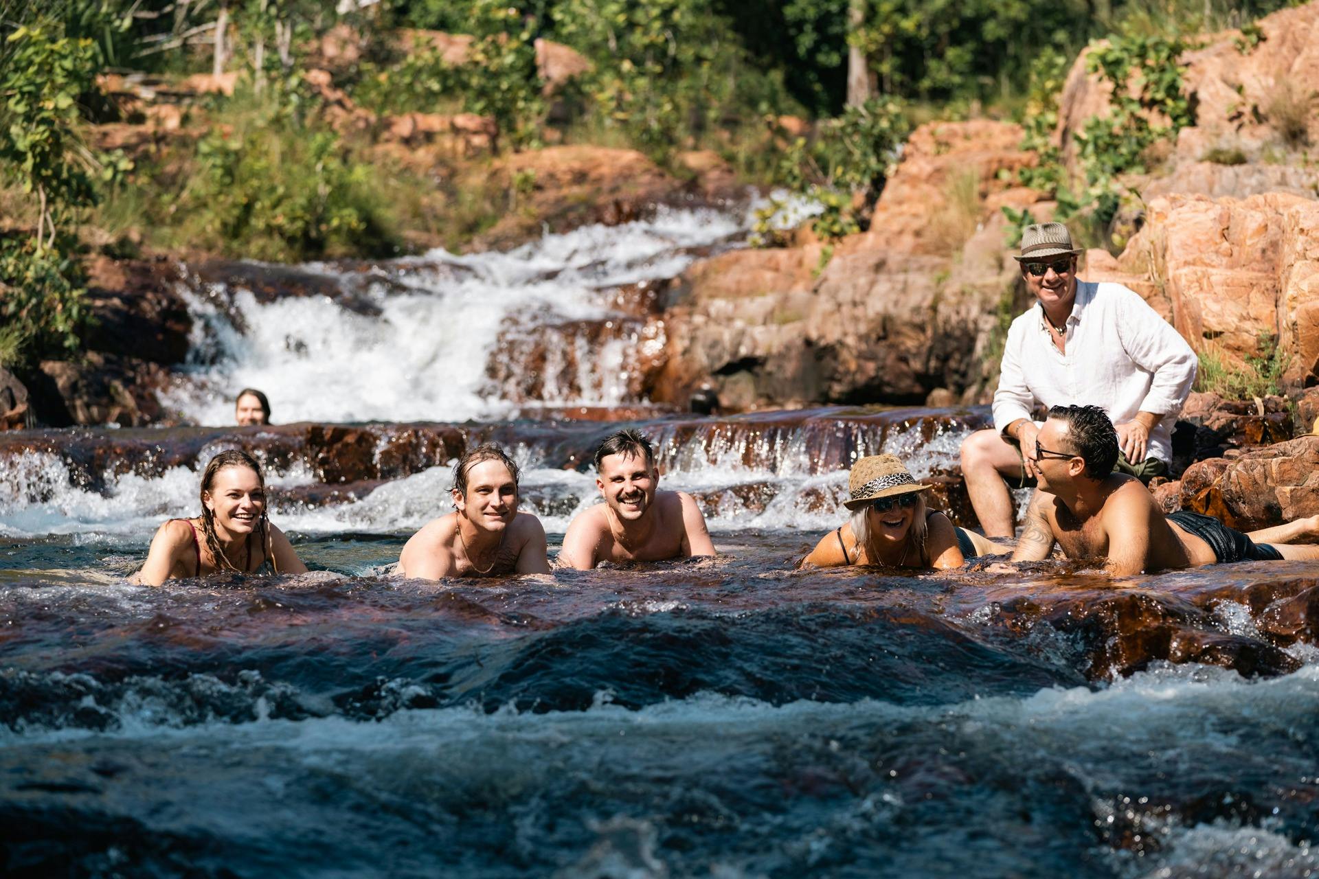 Swimming at Buley Rockhole