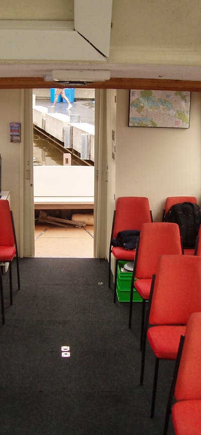 Waiting for the passengers