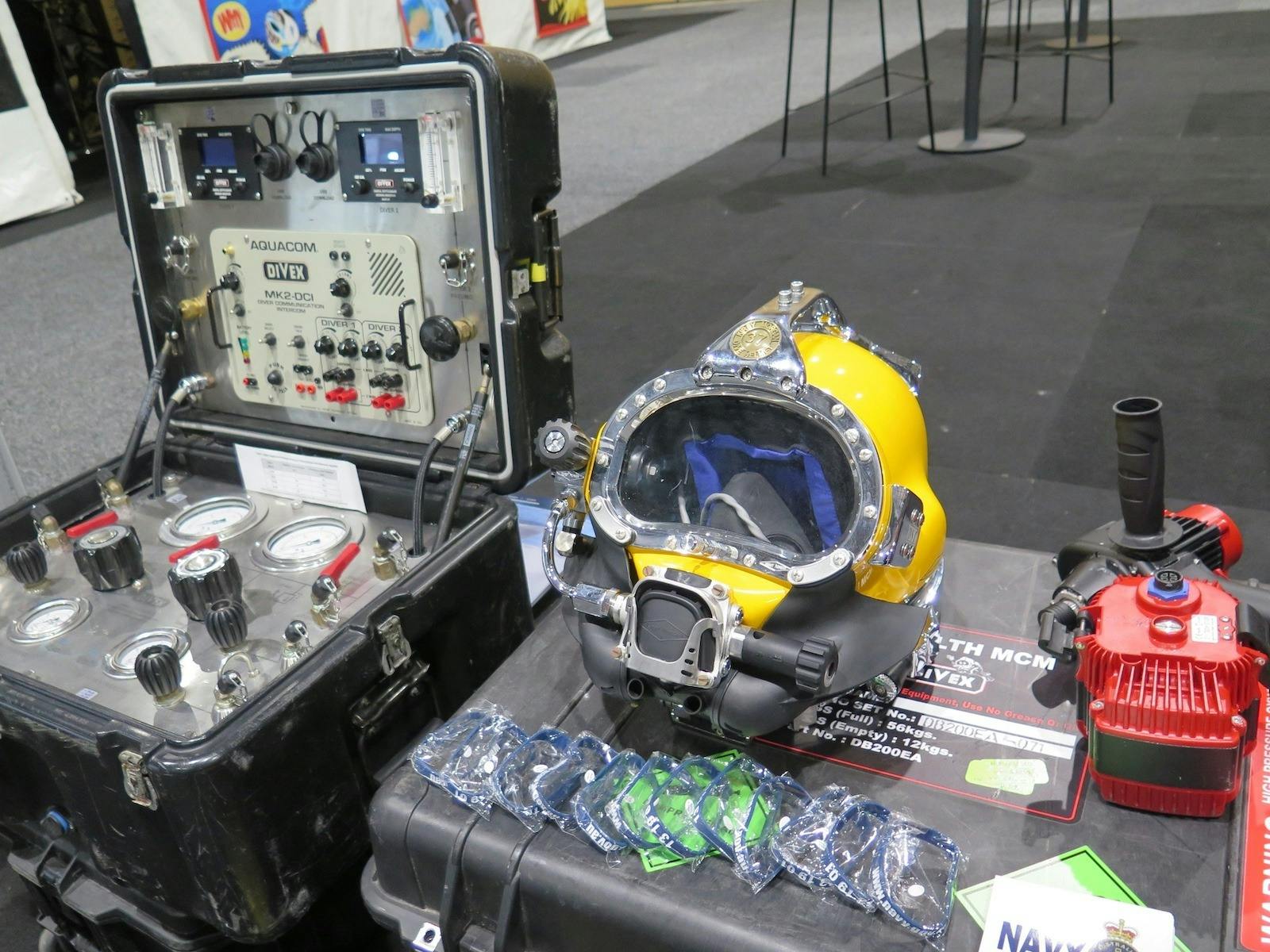 The latest Scuba Diving Equipment on display