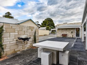 BBQ and outdoor area