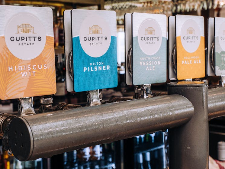 Cupitt's Estate Tapped Beers