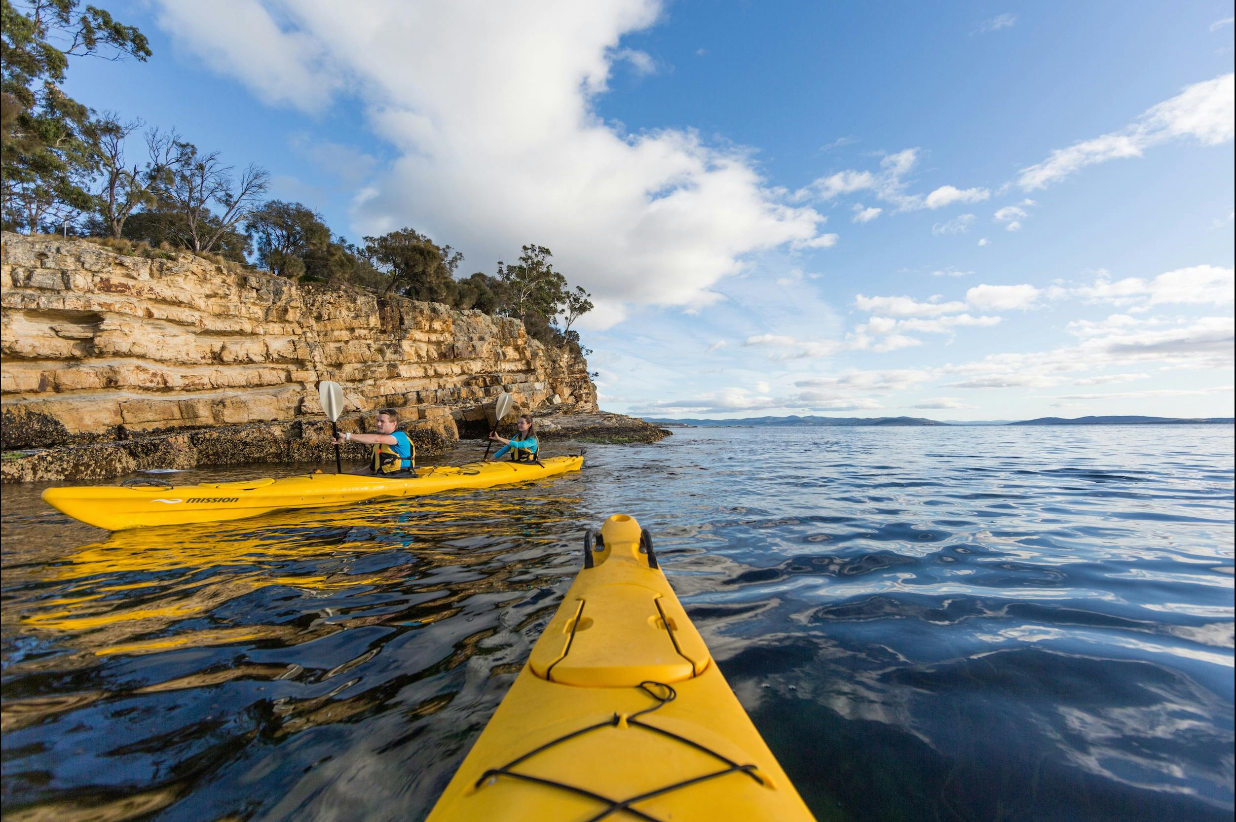 Roaring 40s Kayaking - Hobart's Cliffs, Caves And Beaches - Discover ...