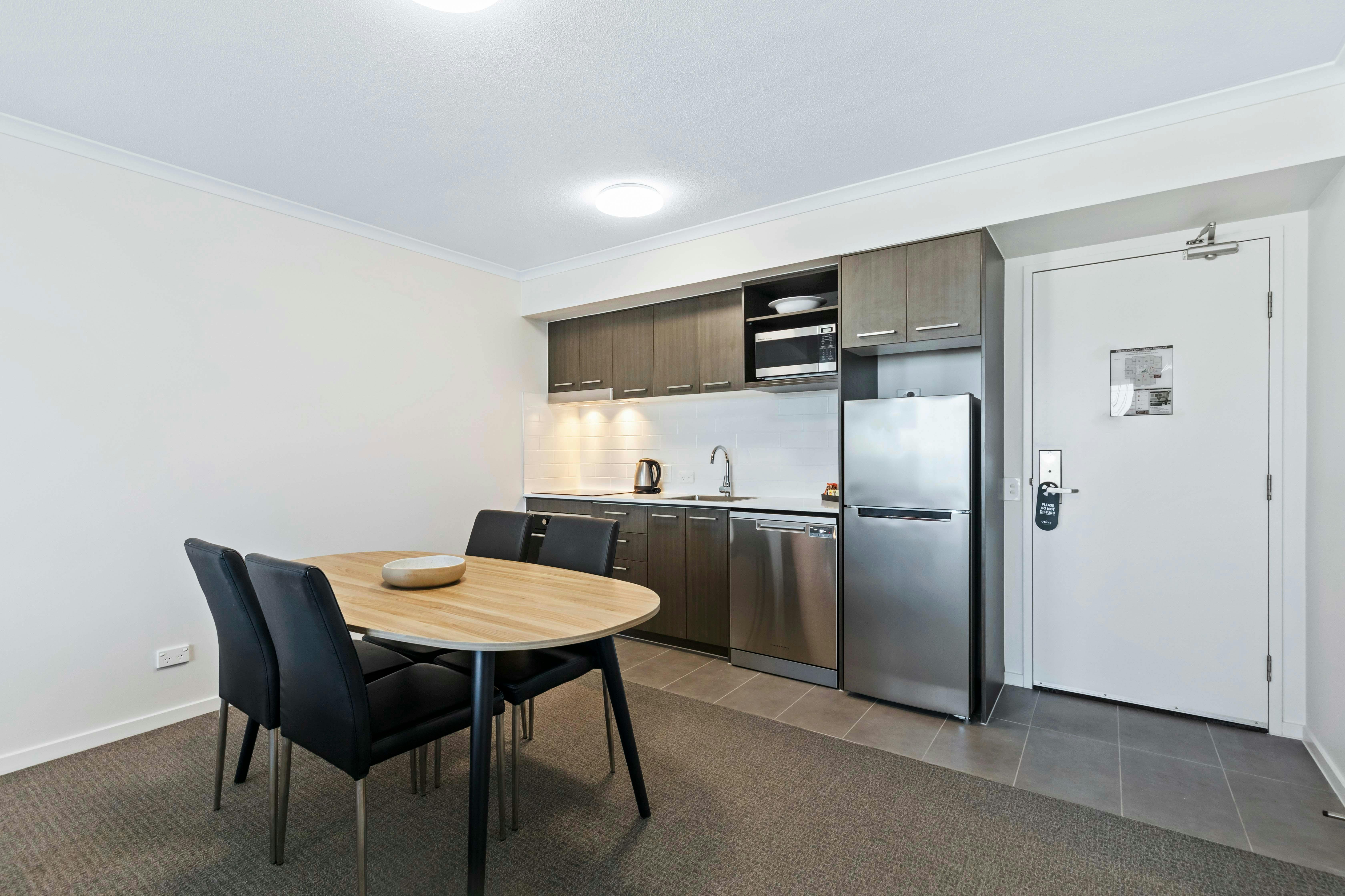 1 & 2 Bedroom Apartment Kitchen and Dining