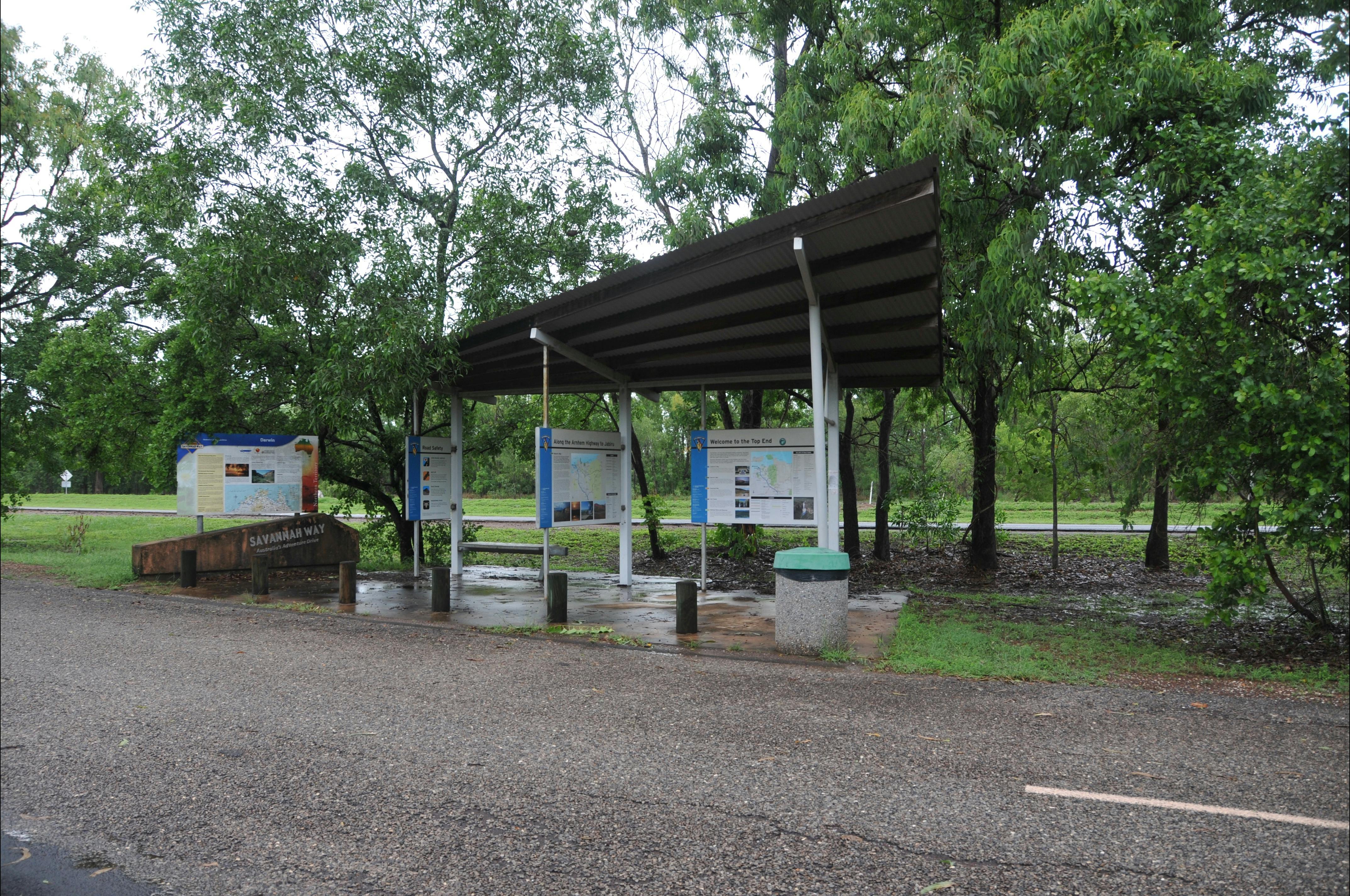 Interpretive shelter for the region (not the site).