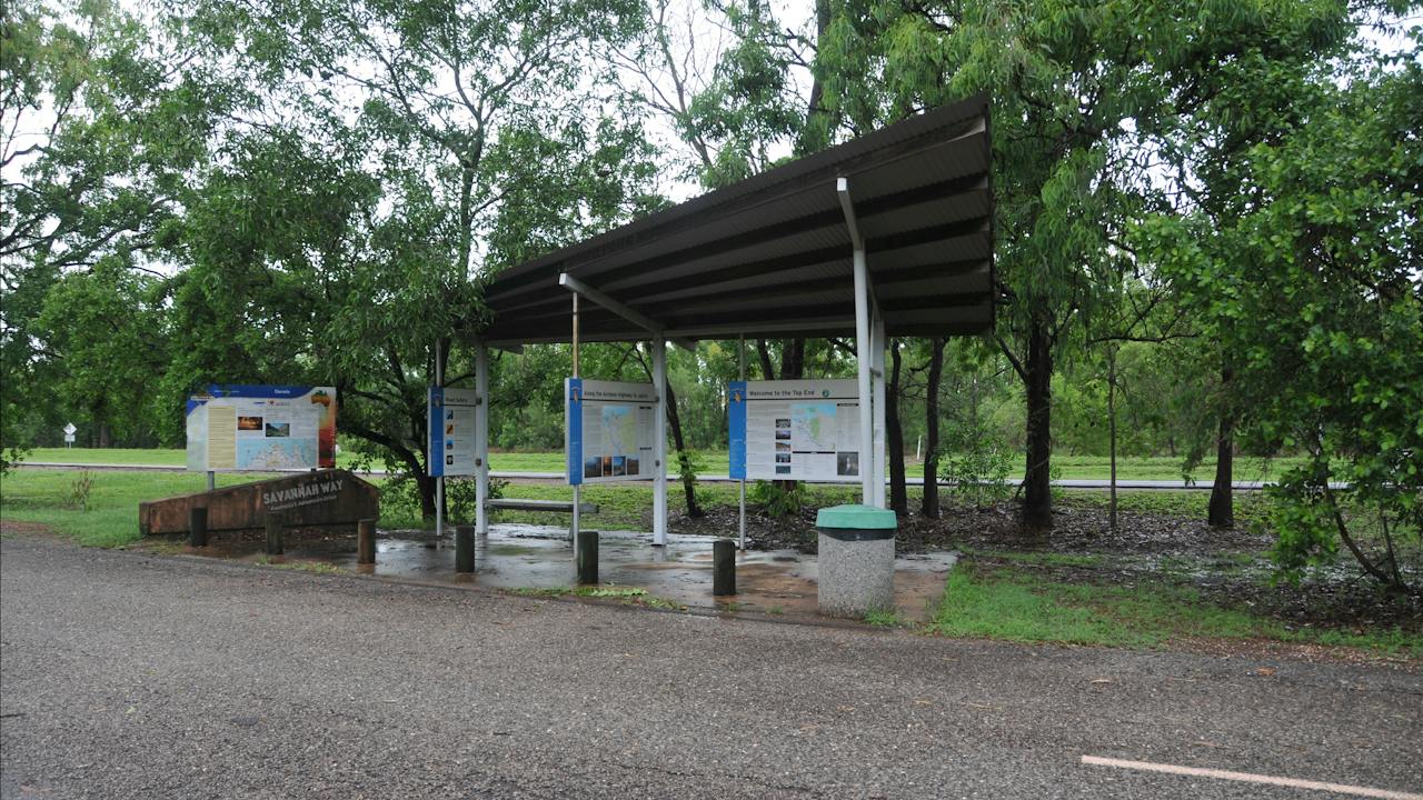 Interpretive shelter for the region (not the site).