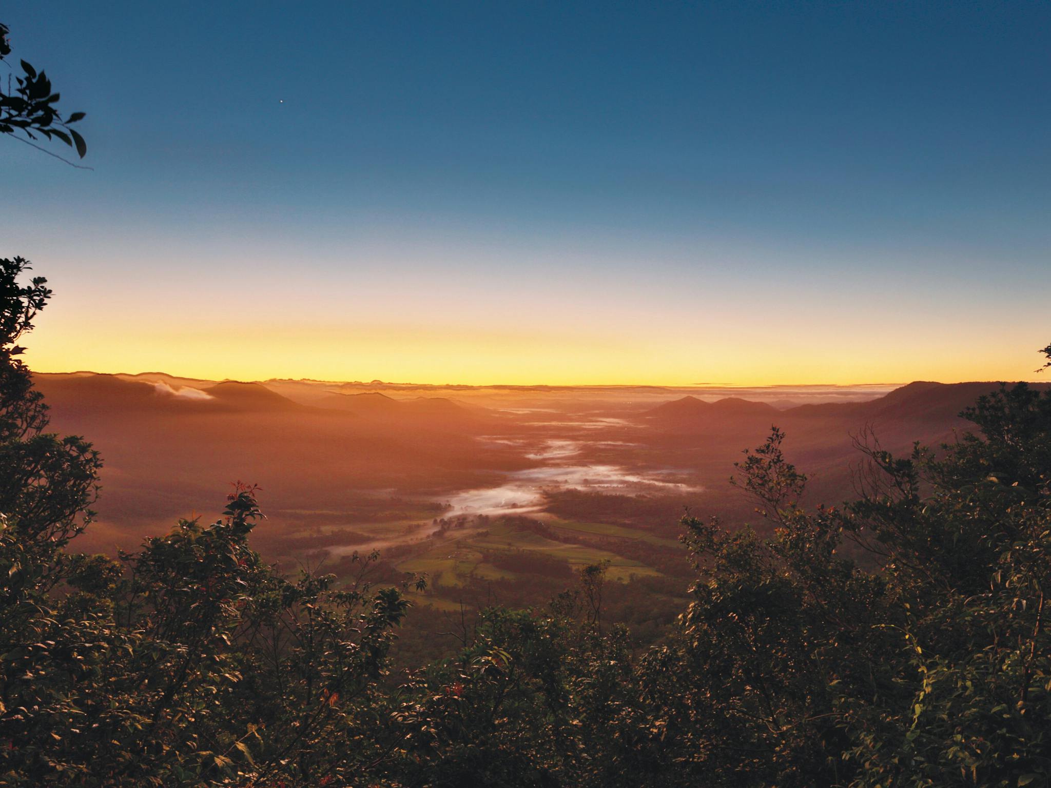 Pioneer Valley vista from Eungella National Park. Pioneer Valley vista from Eungella National Park.
