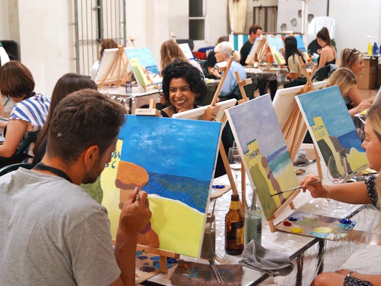 Bondi Paint Club event at Tamarama SLSC