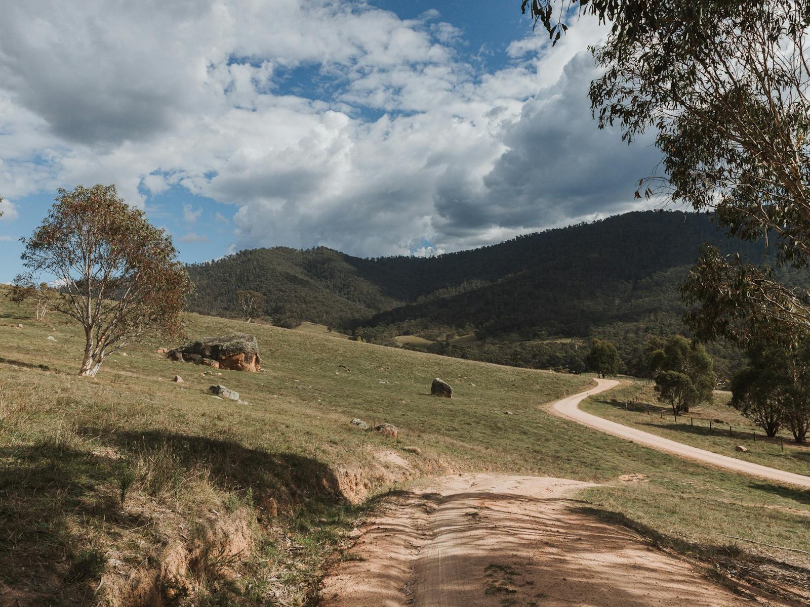 Rolling hills scattered with pink granite boulders and a crisp snow melt river right at your door.