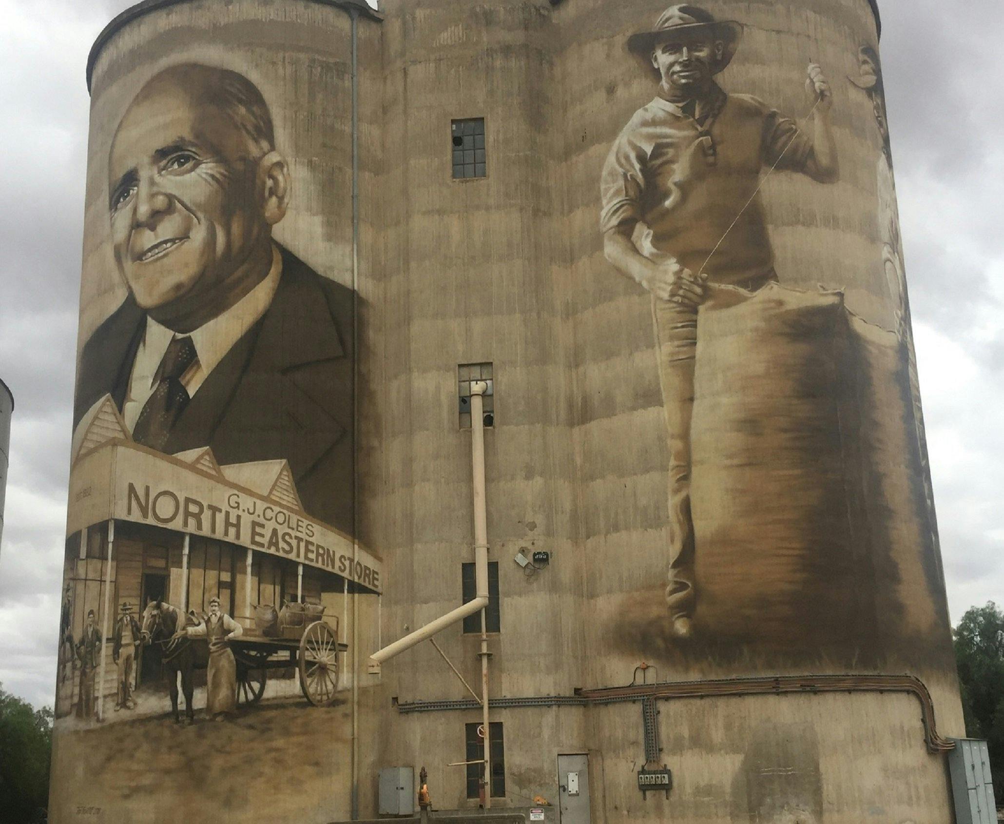 St James Silo Art