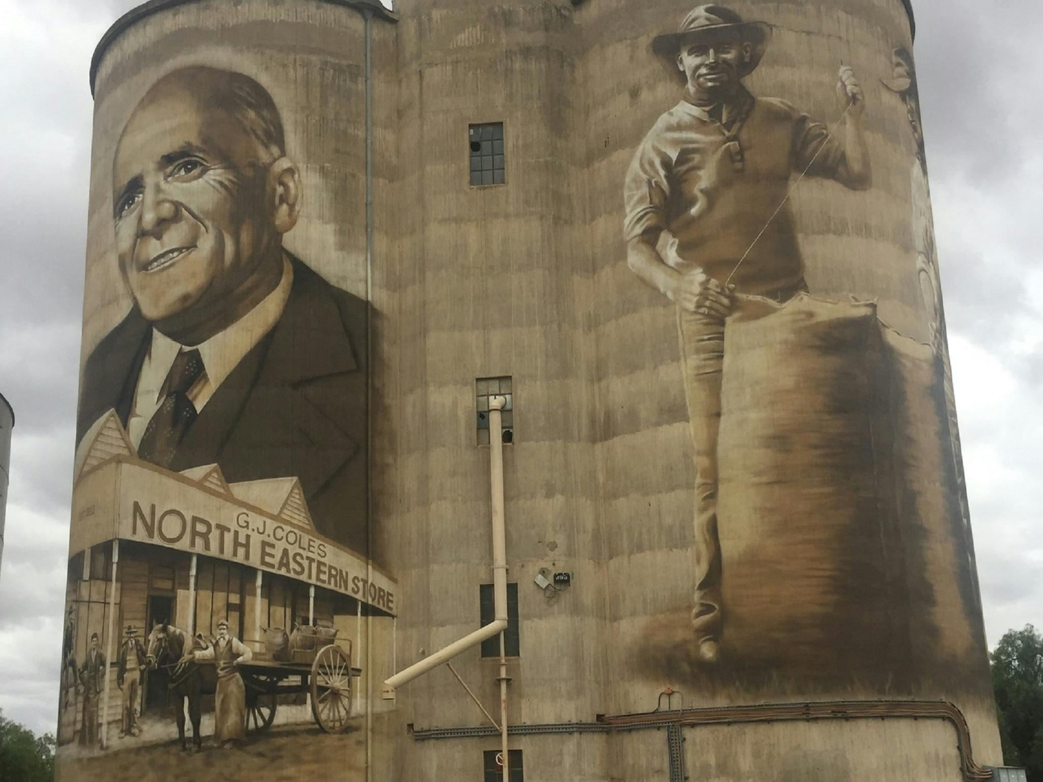 St James Silo Art
