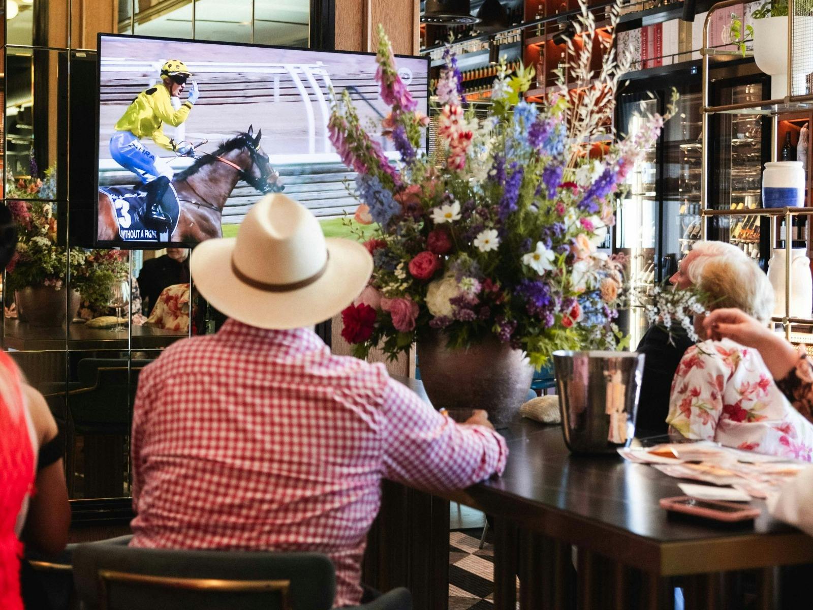 Live race on television