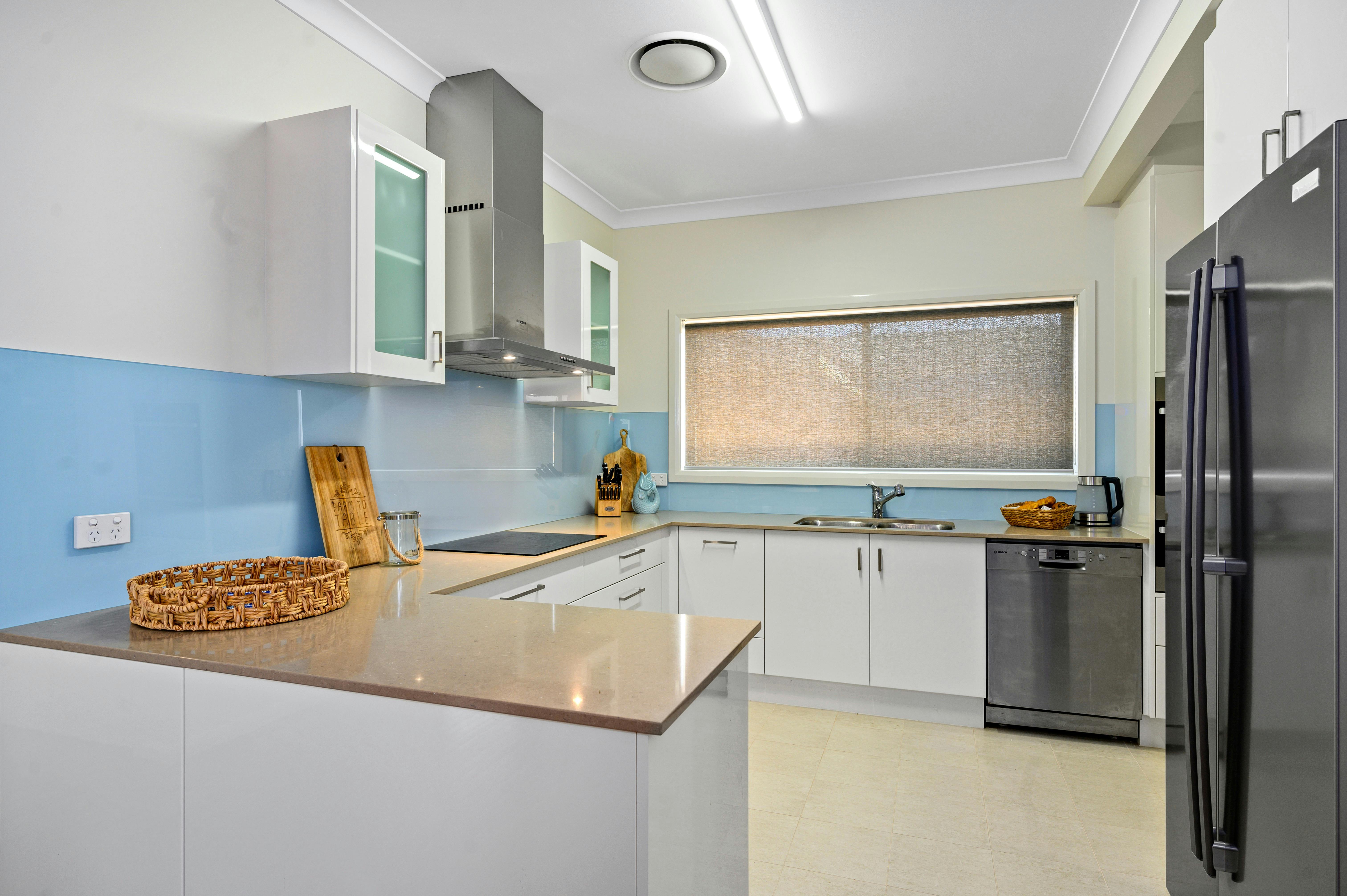 Spacious kitchen with butlers pantry