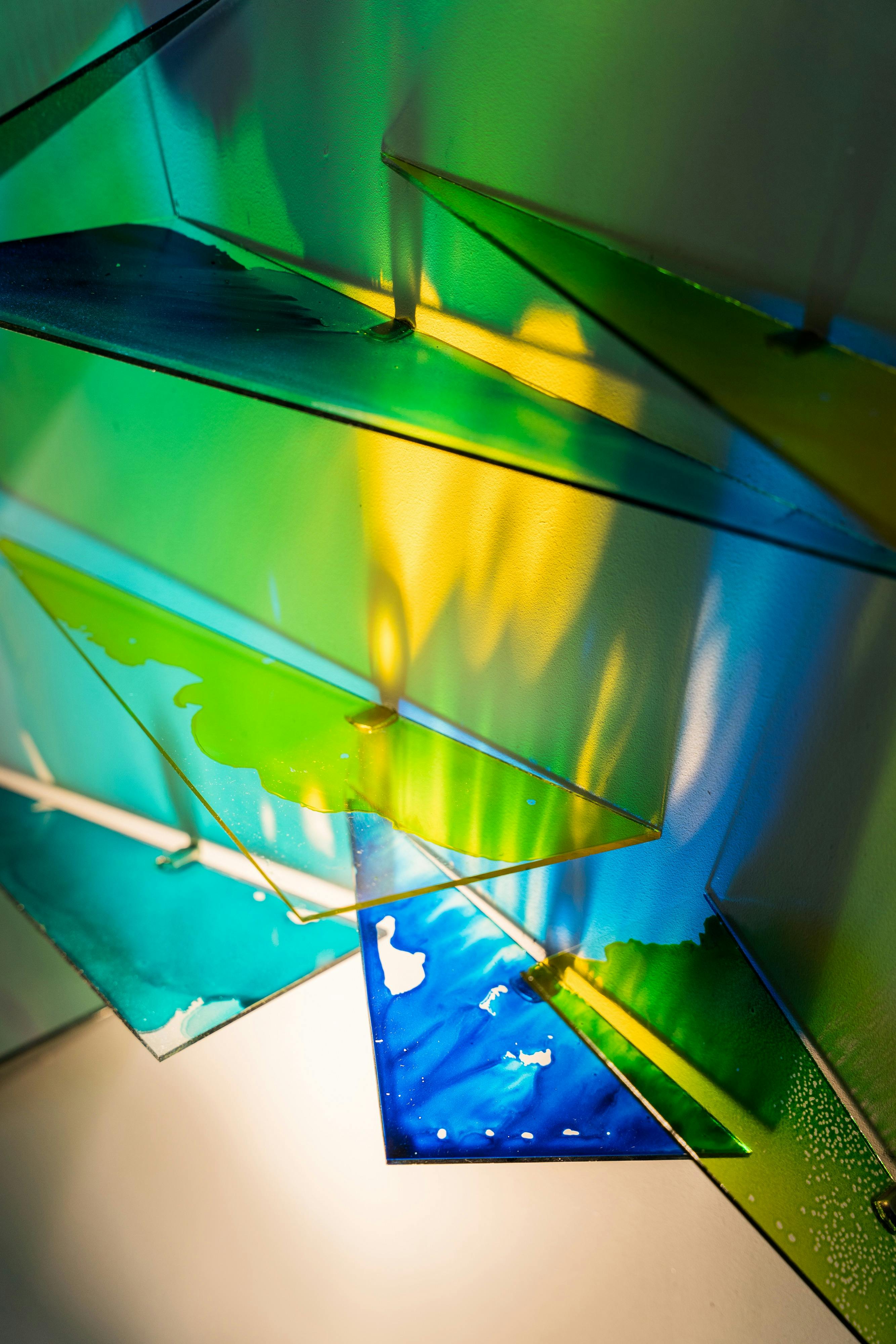 Sculptural glass artwork