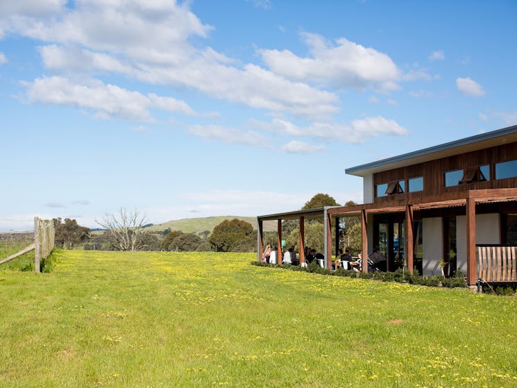 Exterior view of Clonakilla's cellar door