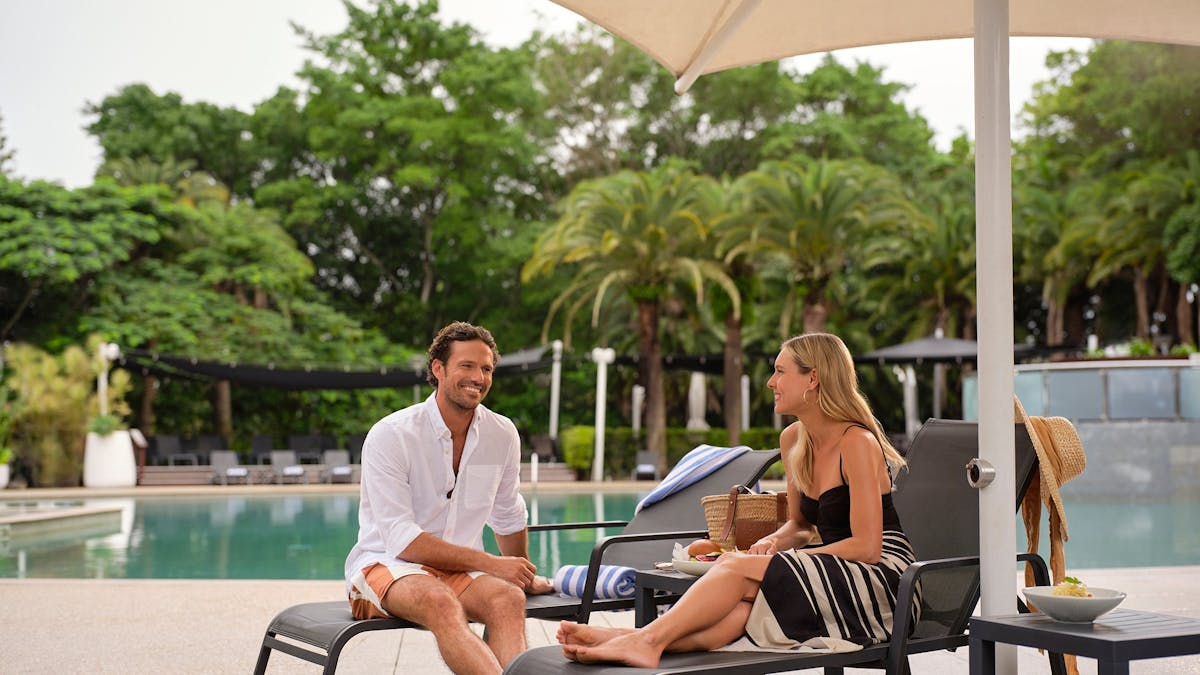 Poolside at RACV Royal Pines Resort