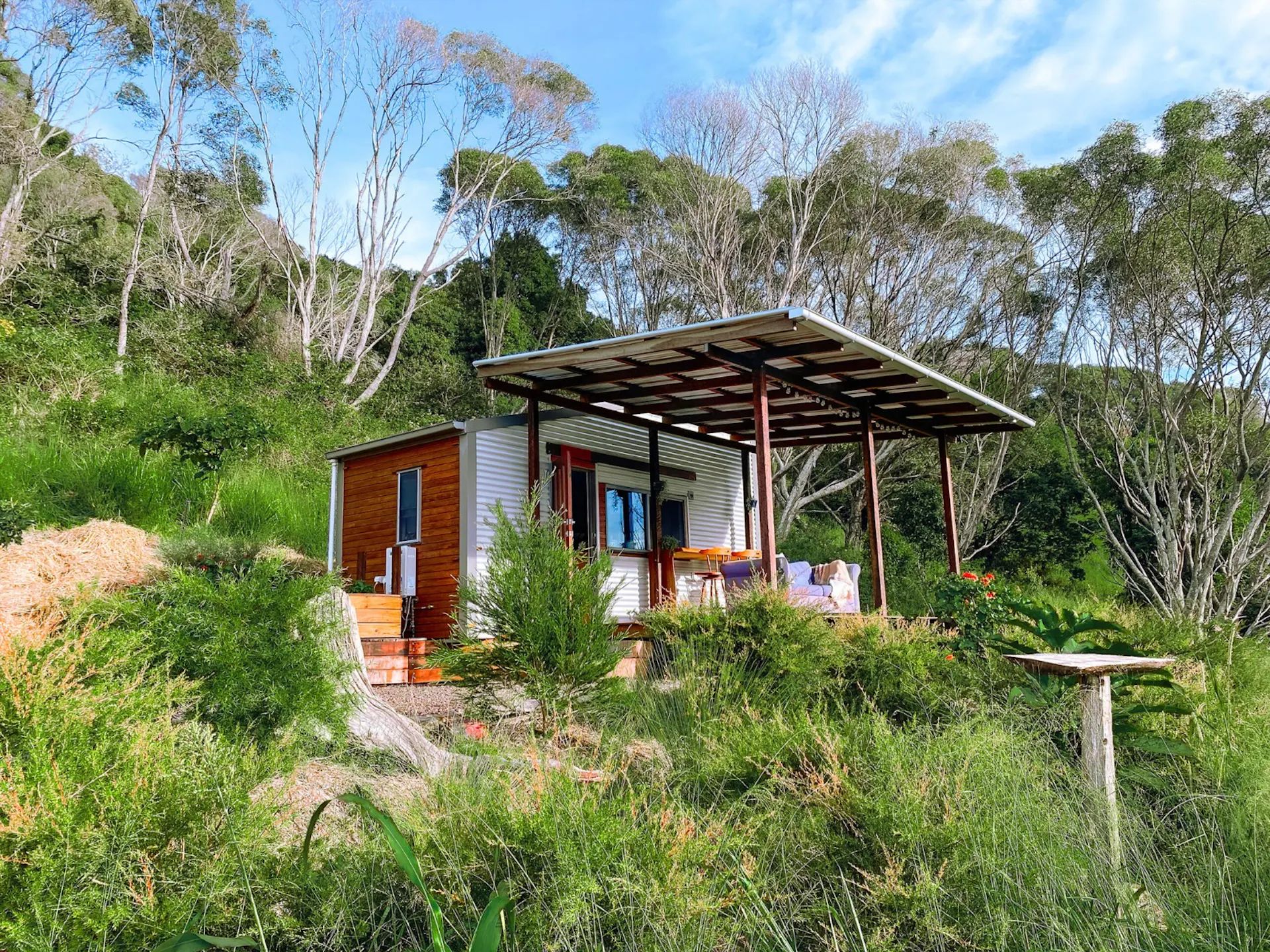 tiny home eco farm stay sunshine coast