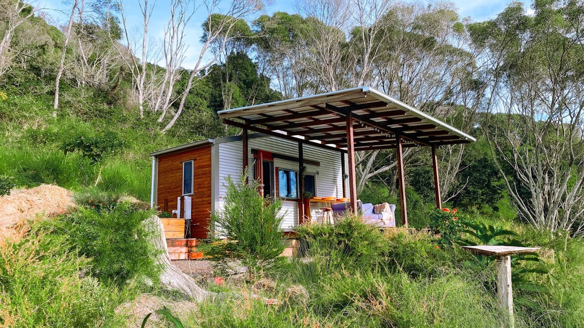 tiny home eco farm stay sunshine coast