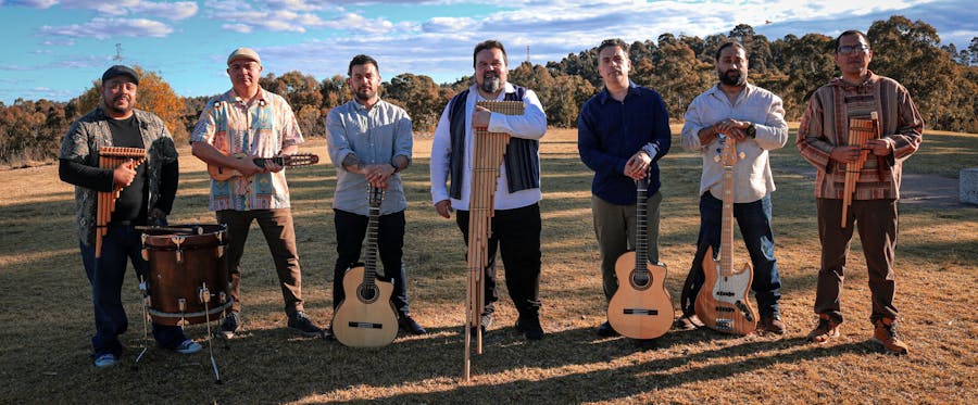 Members of SONIDO holding their instruments