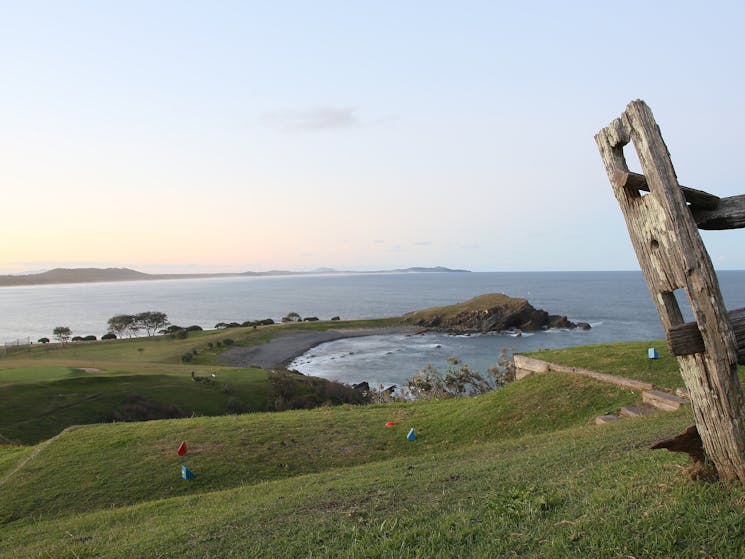 View from the headland overlooking Golf Course