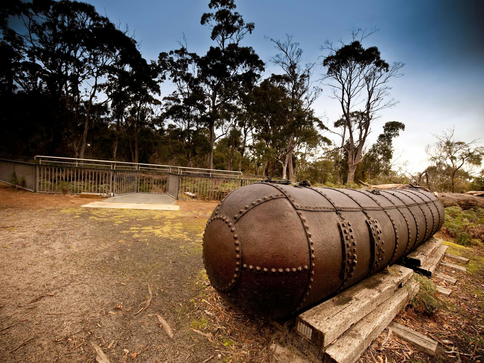 Historic oil bunker