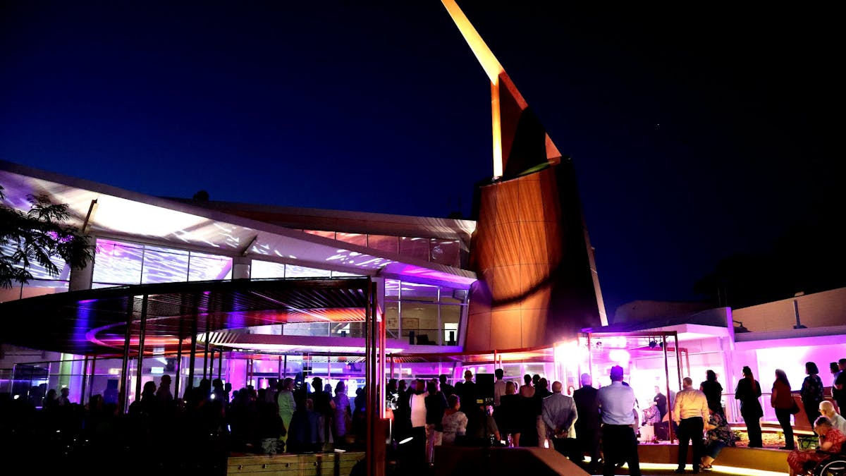 RPAC Building at night